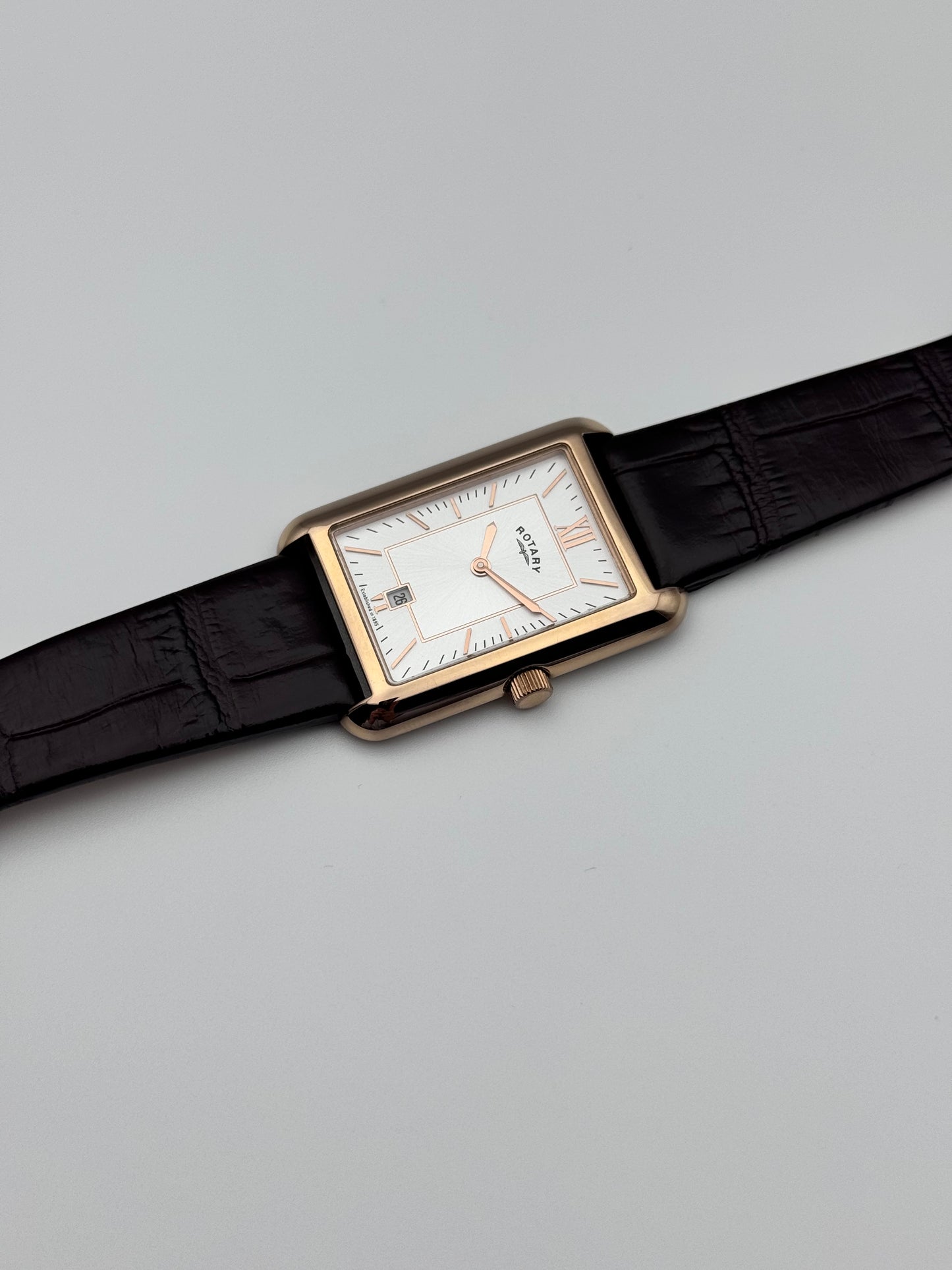 Rotary Tank Quartz Rose Gold - Original Box - GS02691/02