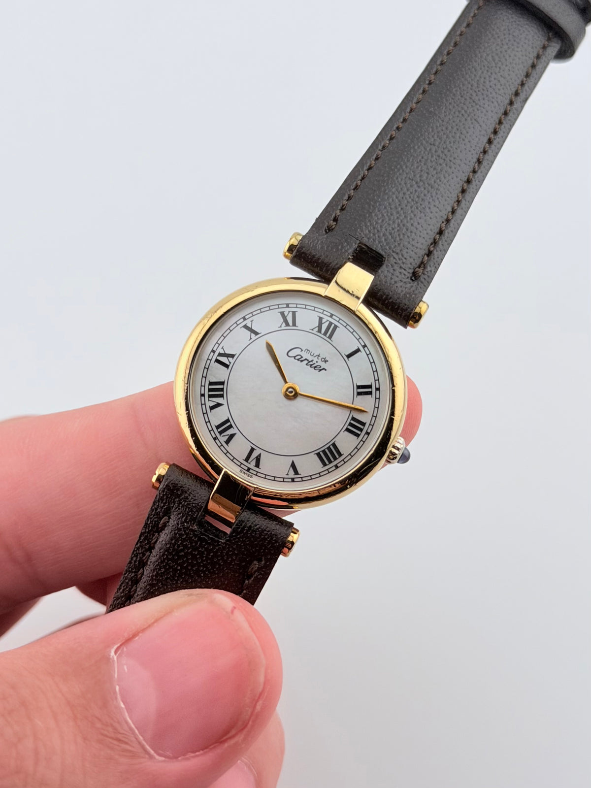 Cartier Must De Vendome Quartz 18 - Mother of Pearl Dial