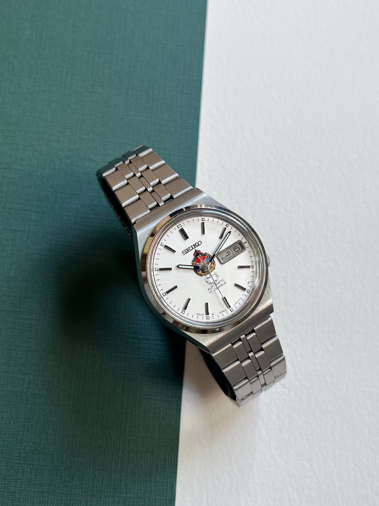 Seiko 5 Automatic Oman Armed Forces Crest Ultra Rare