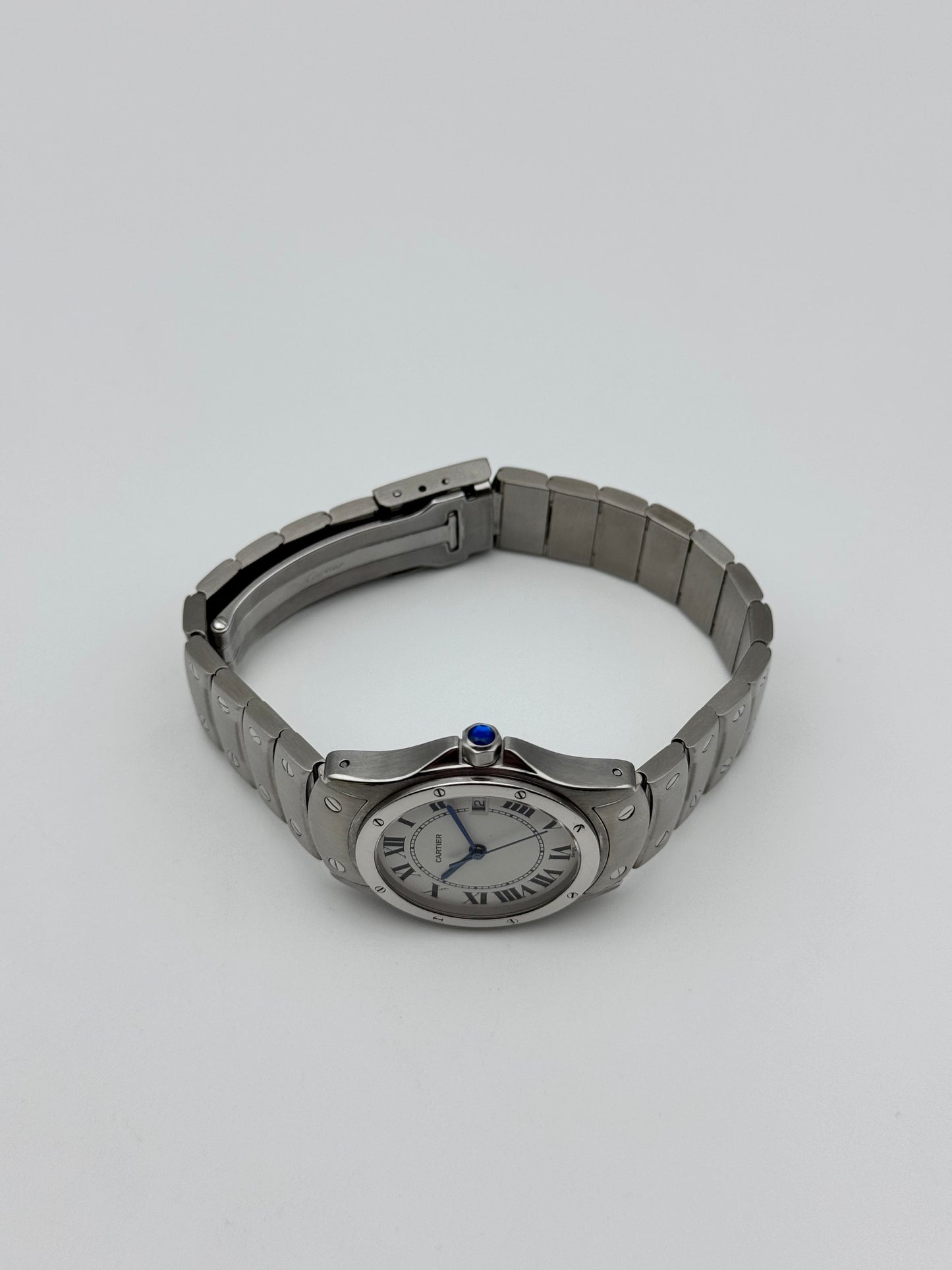 Cartier Santos Ronde Quartz Date 1561 - Boxed