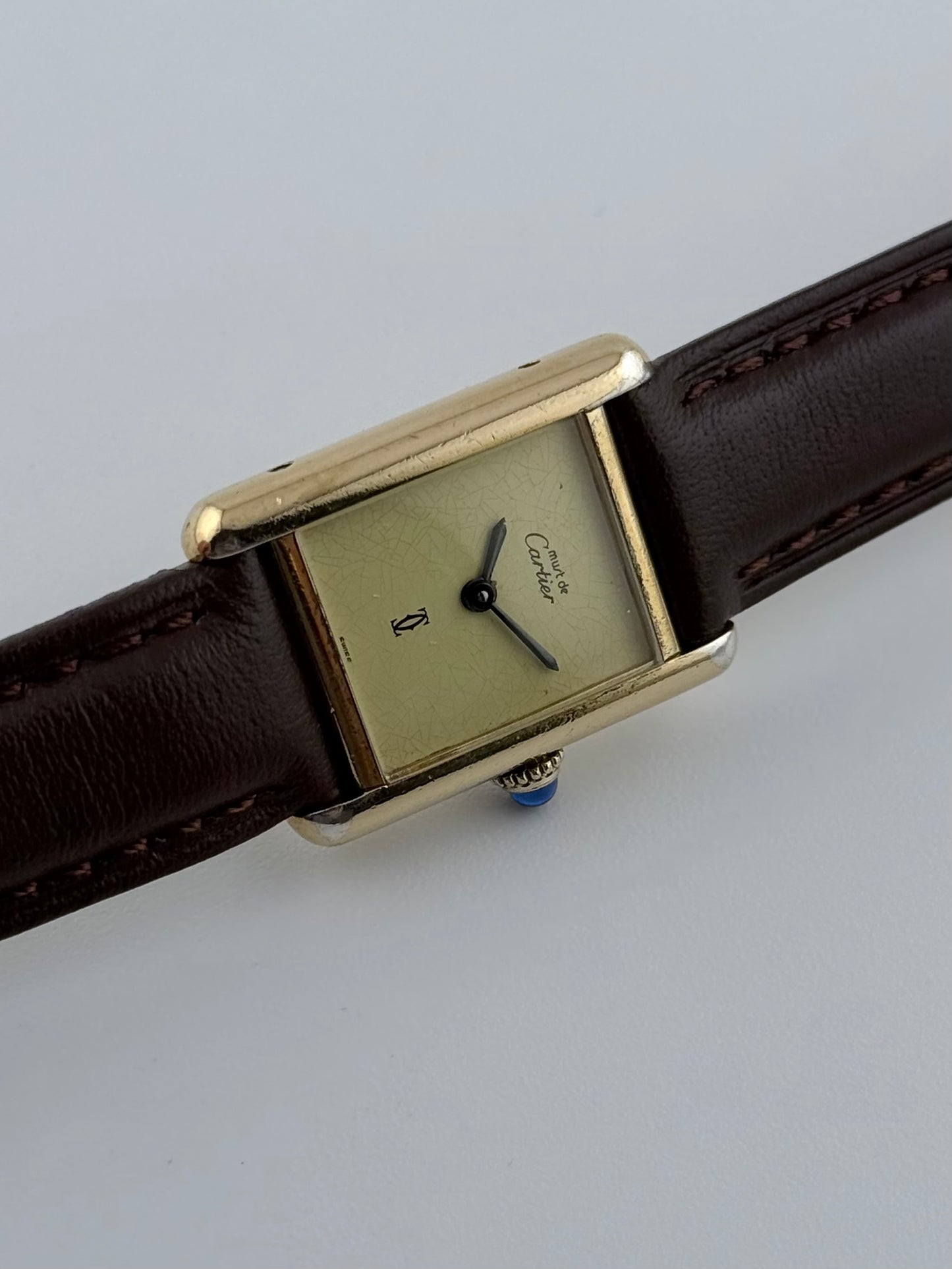 Cartier Must De Paris Tank Manual Wind - 3- Lemon Dial - Ladies