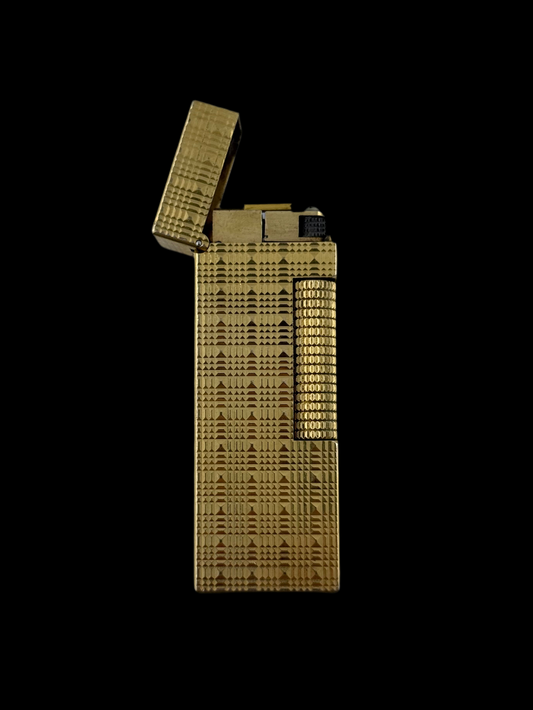Dunhill Roller Gas Lighter Tartan Pattern