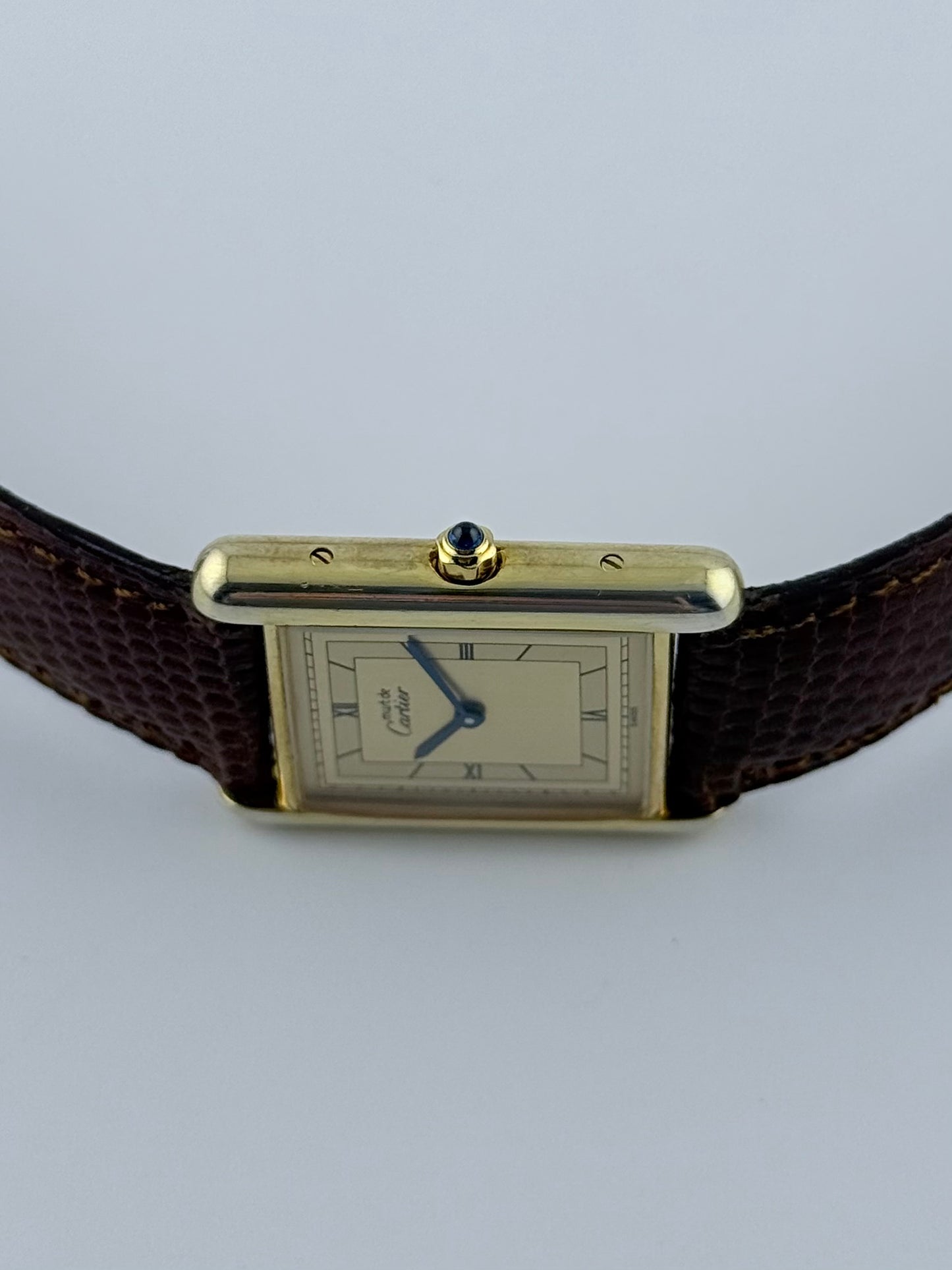 Cartier Must De Tank Quartz - Original Strap, buckle & box