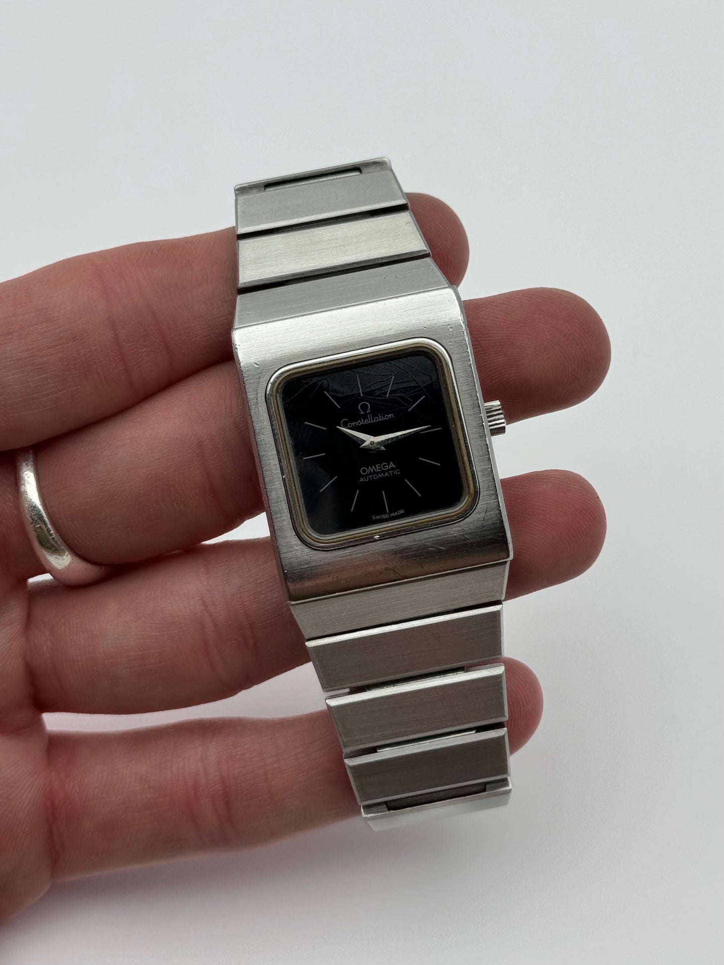 Omega Constellation Bucaneer Automatic - Original Bracelet - 555.0012 - Spiderweb Dial