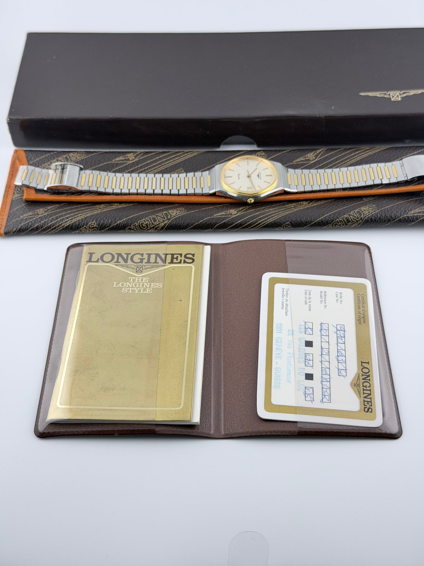 Longines Quartz Date 40.2.68332 - Original Box and Papers