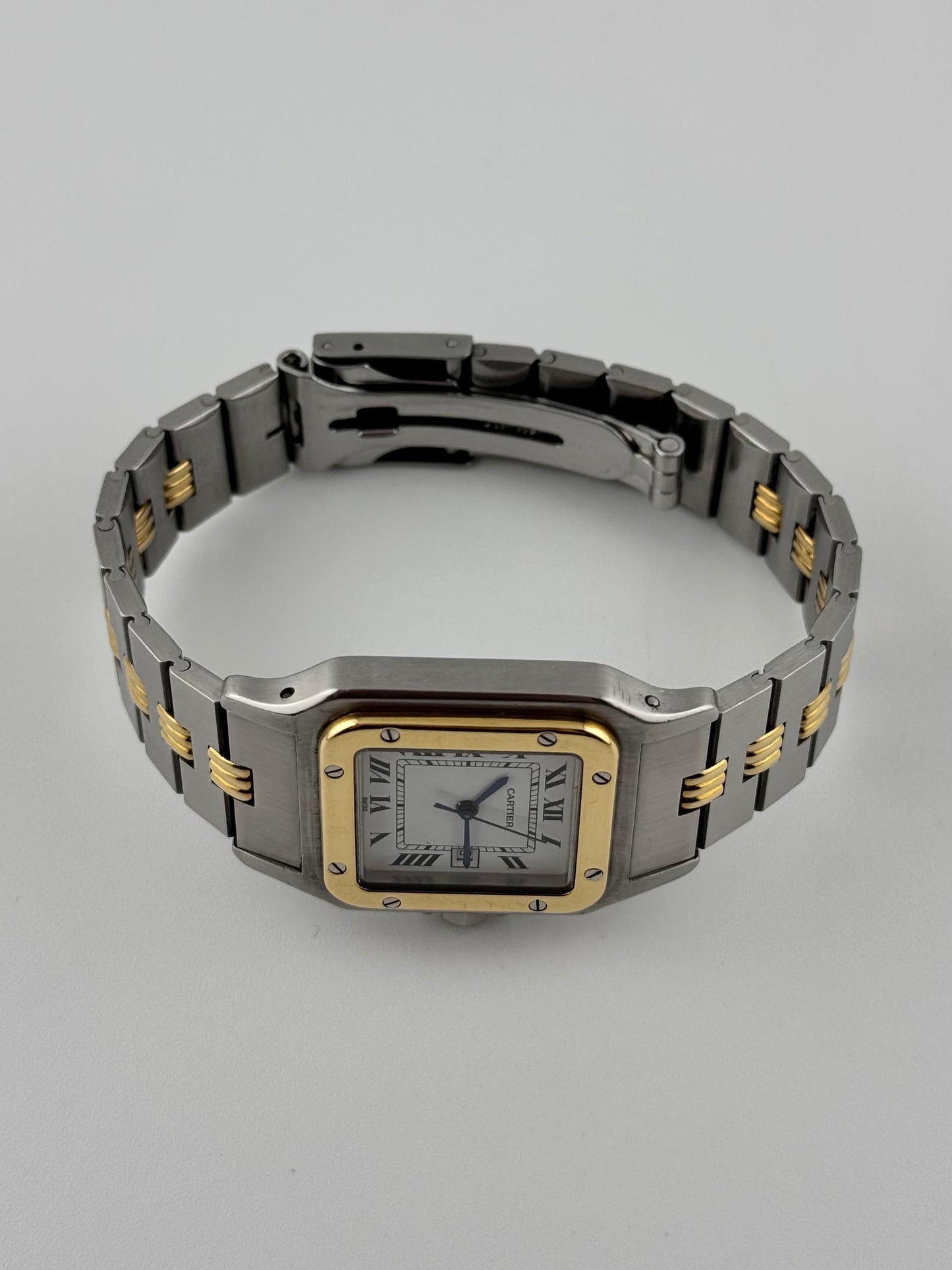 Cartier Santos Carree Automatic - Rare Godron Bracelet - 2961 - Original Box