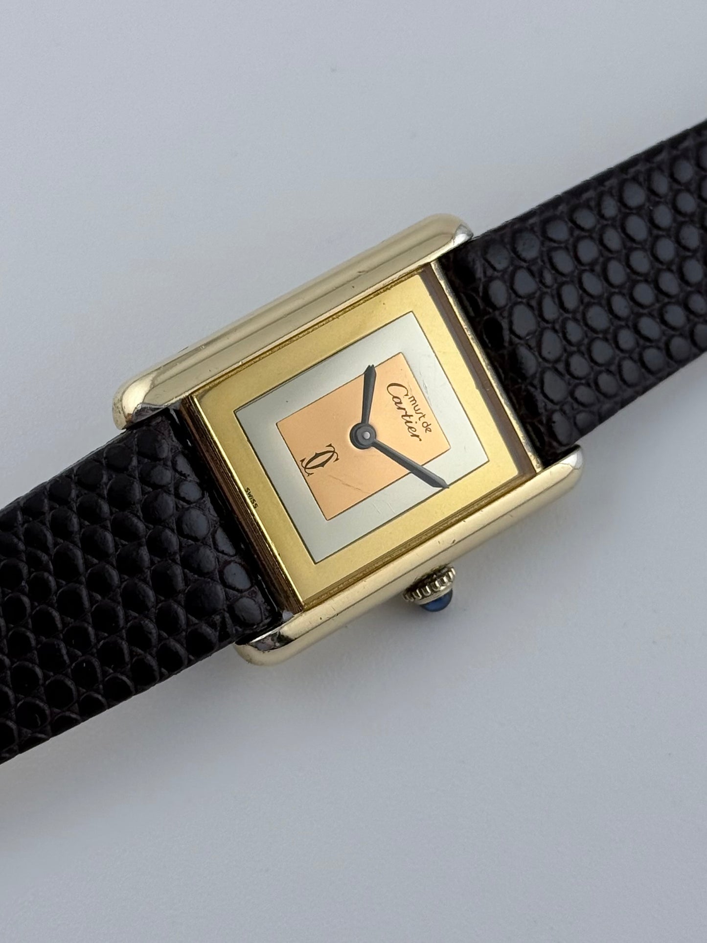 Cartier Must De Paris Tank Quartz - Trinity Dial