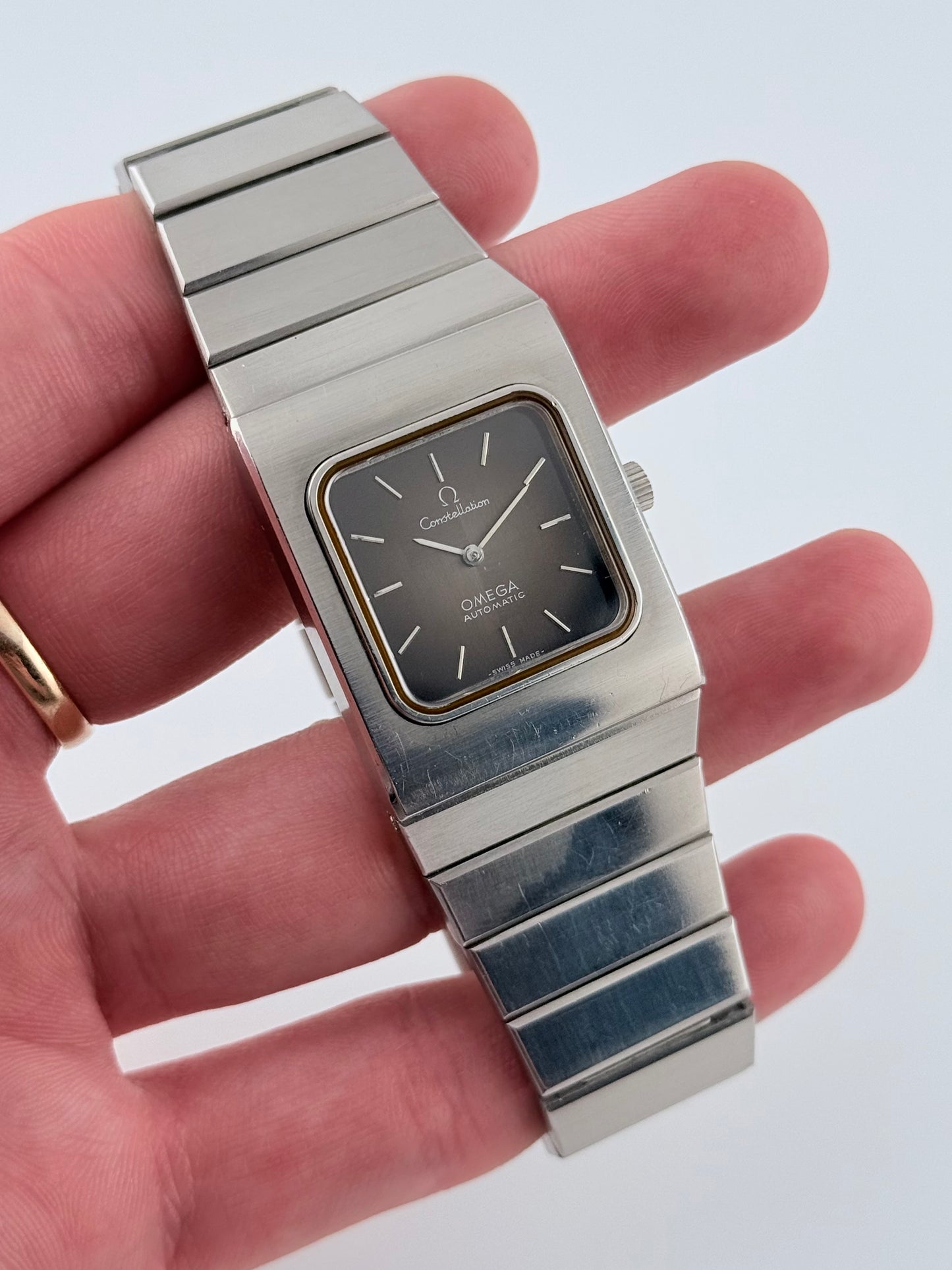 Omega Constellation Bucaneer Automatic - 555.0012 - Rare - Wood Effect Dial