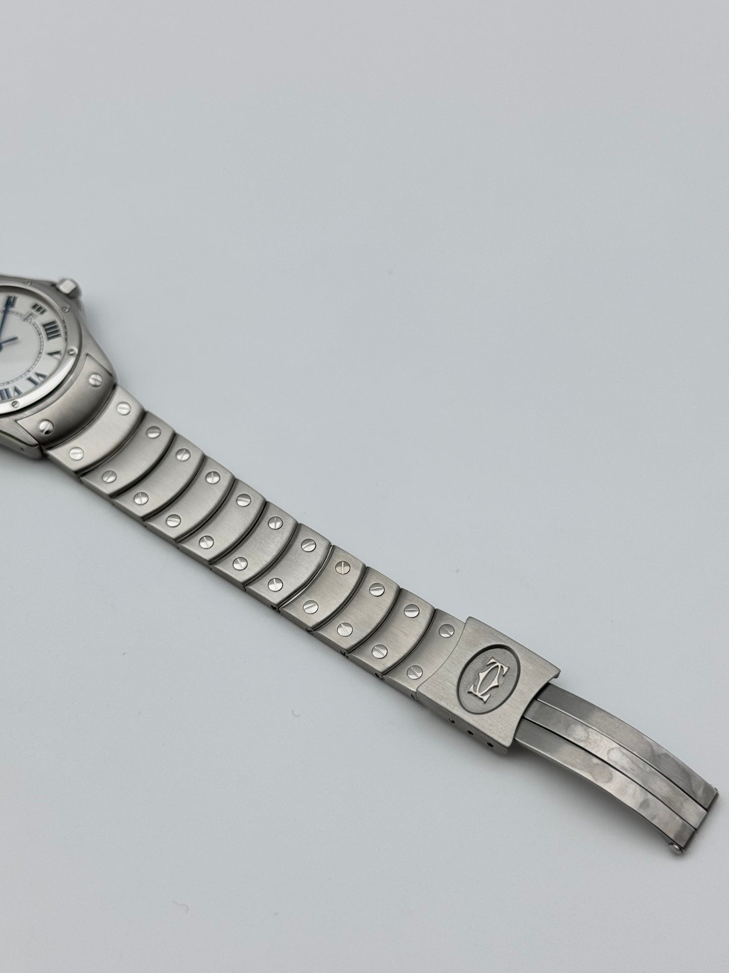 Cartier Santos Ronde Quartz Date 1561 - Boxed