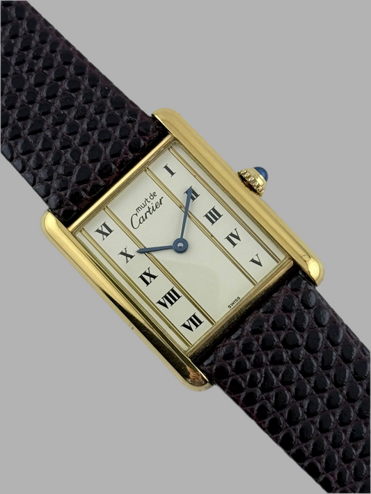 Cartier Must De Tank Quartz - 590005 - Art Deco Dial