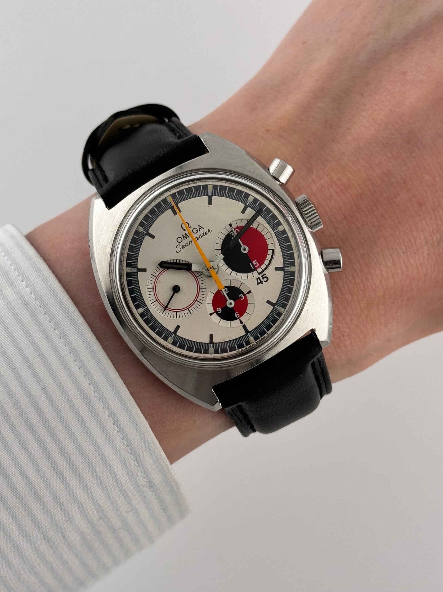 Omega Seamaster Chronograph Manual - 145.016-68 - Ultra Rare "Soccer Timer"