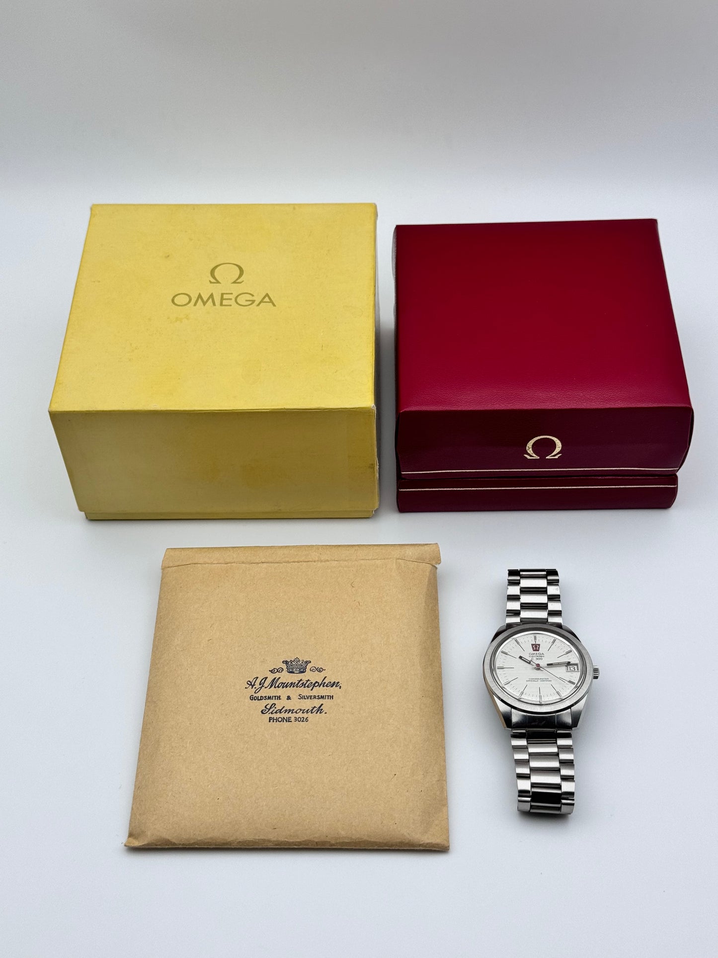 Omega Chronometer Electronic F300HZ - 198.001 - Complete Set - Ultra Rare!