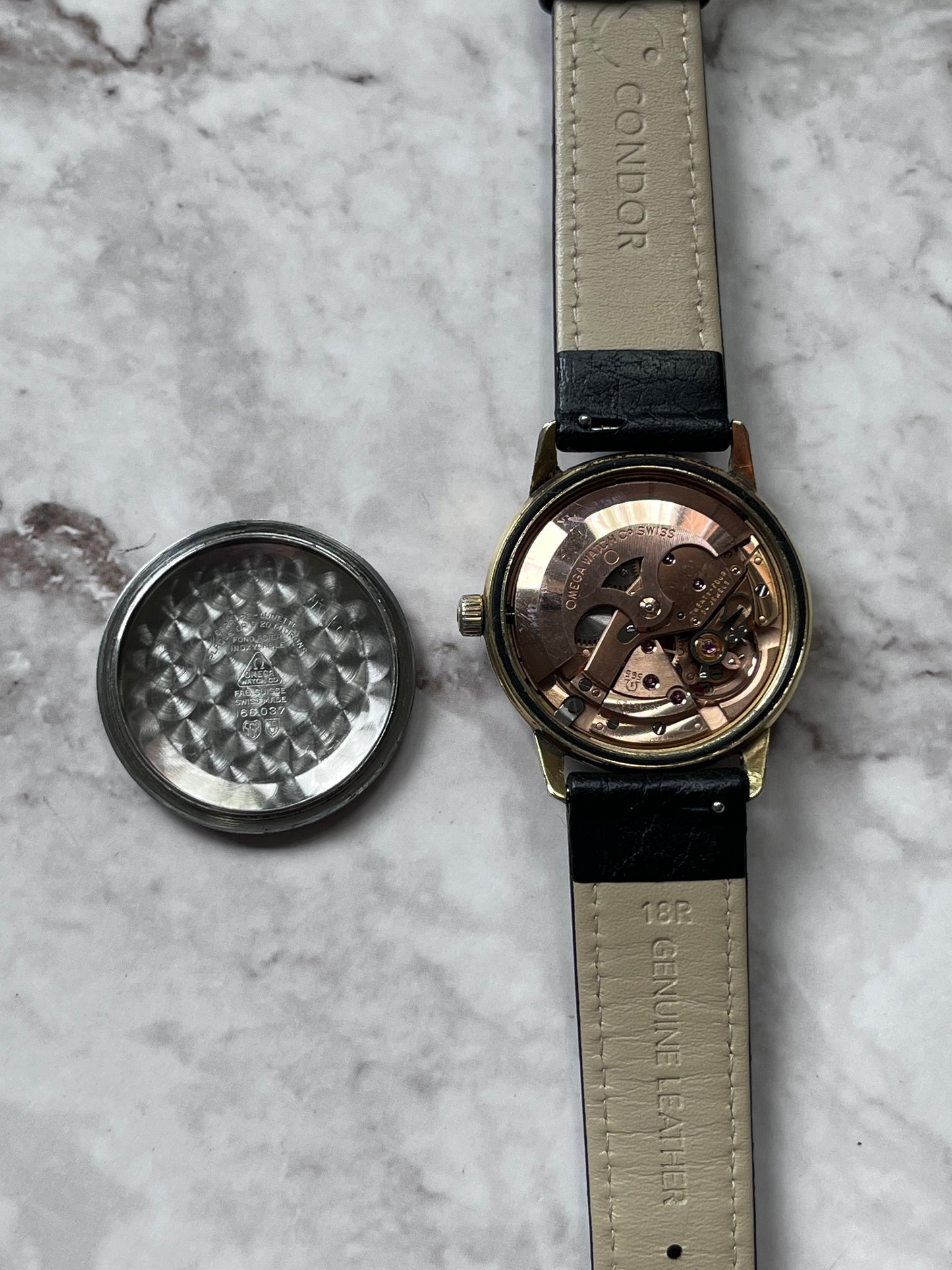 Omega Geneve Automatic Cross Hair Date 166.037