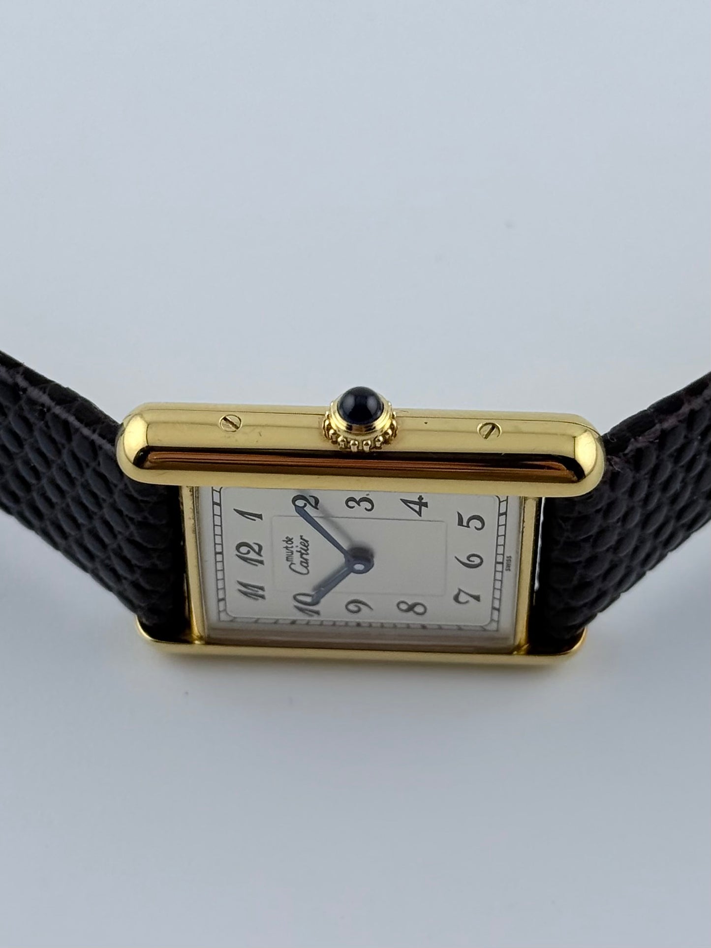 Cartier Vermeil Must De Paris Tank Quartz - 590005 - FULL SET!
