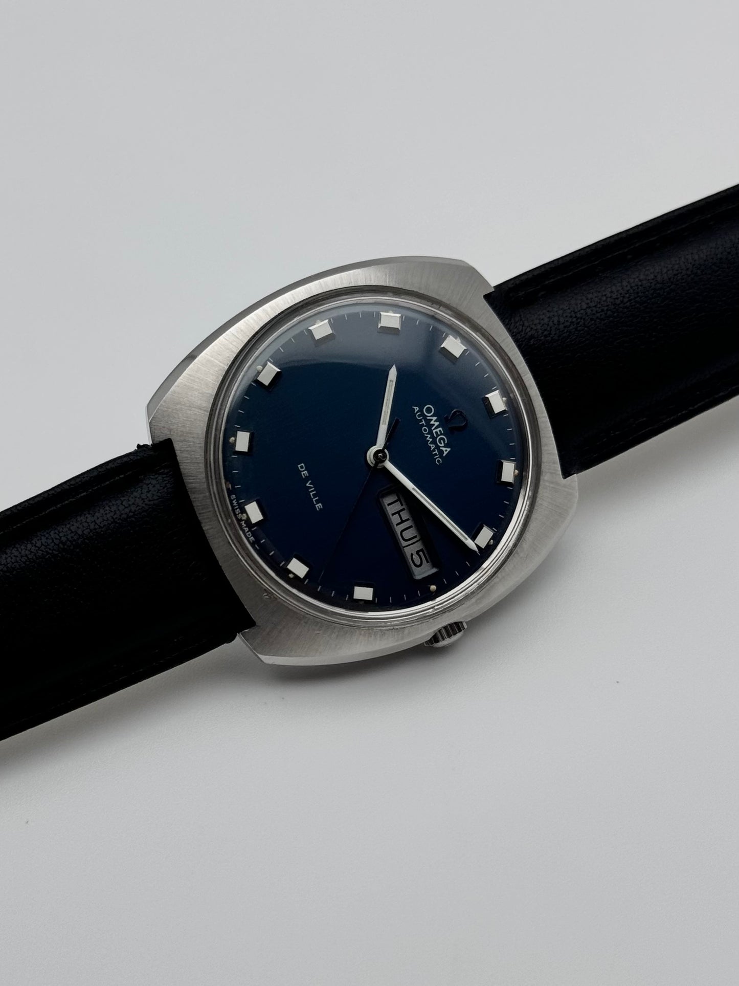 Omega DeVille Automatic Day Date - Rare Dial - 166.053