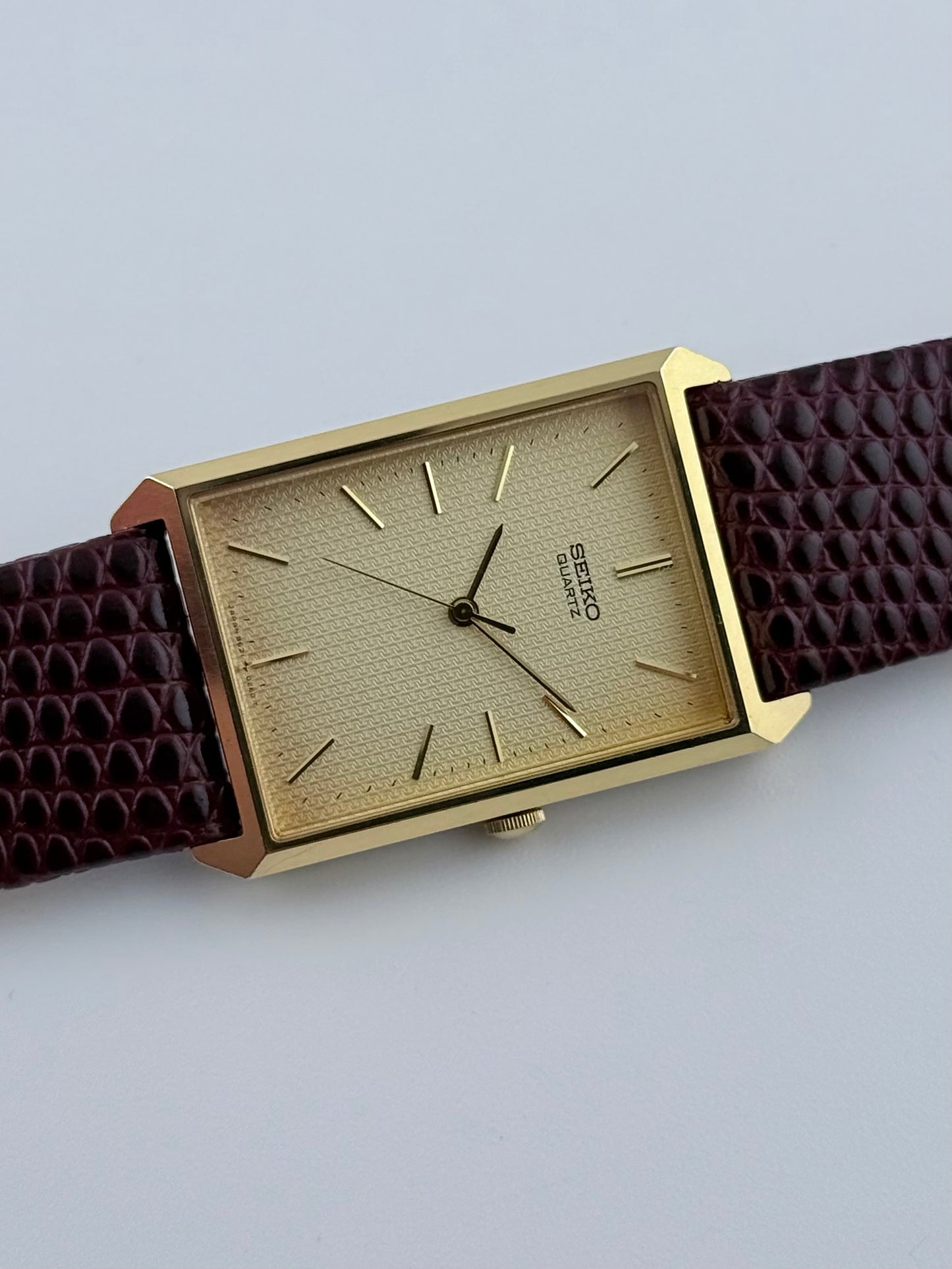 Seiko Tank Quartz Dress Watch - 8621-5130