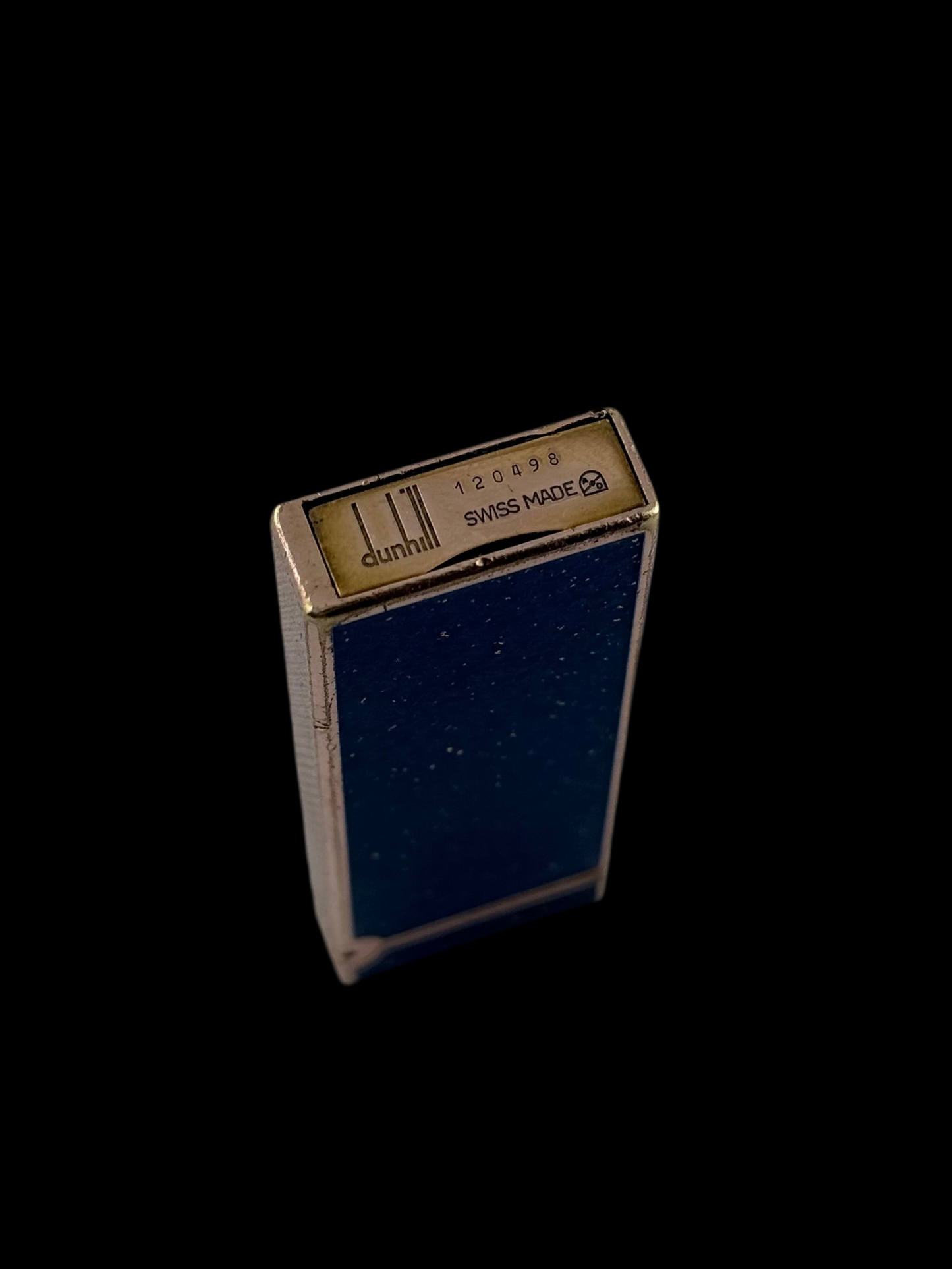 Dunhill Roller Gas Enamel Lapis Lighter