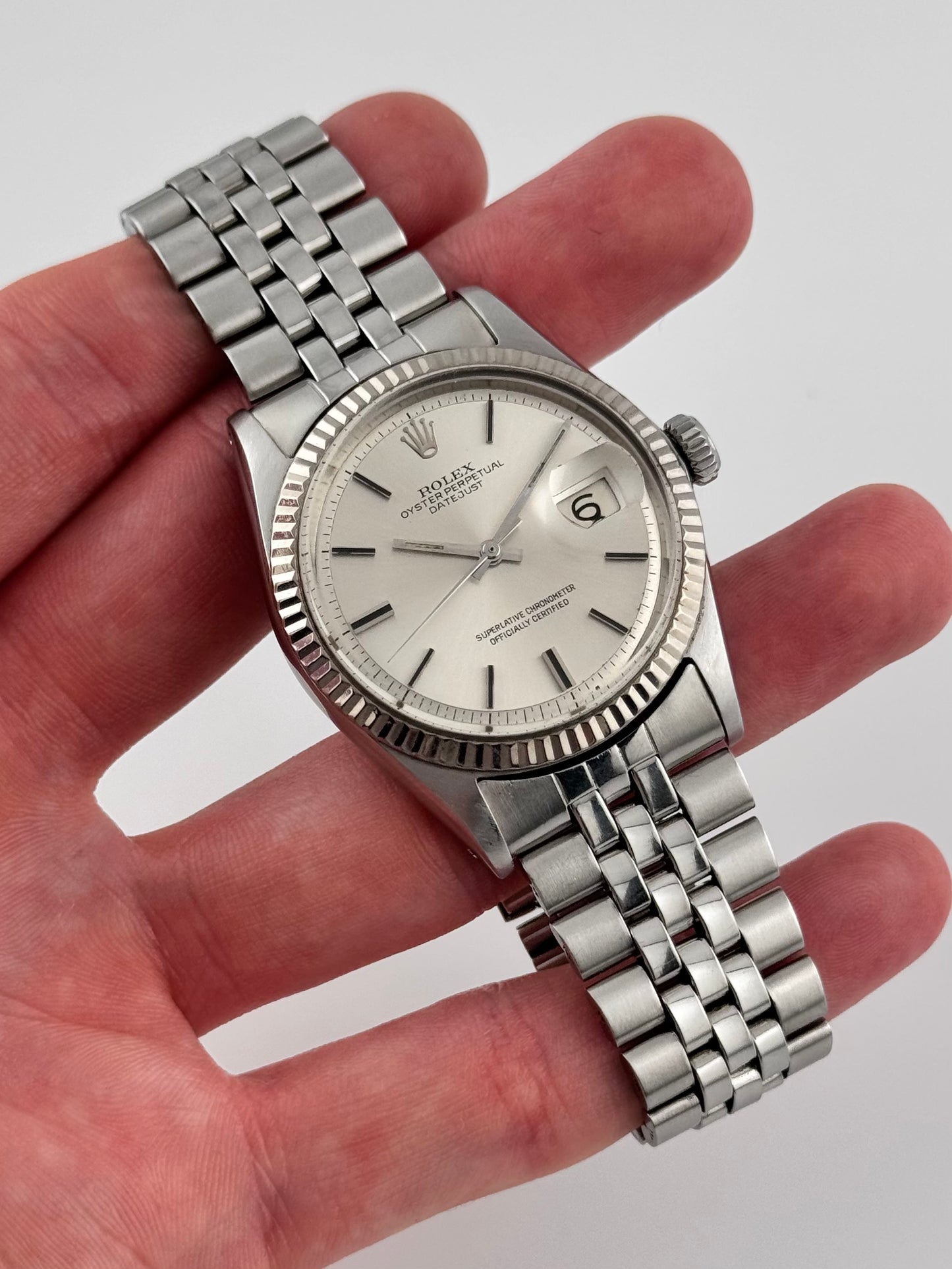 Rolex Datejust Oyster Perpetual - 1601 - White Gold Bezel