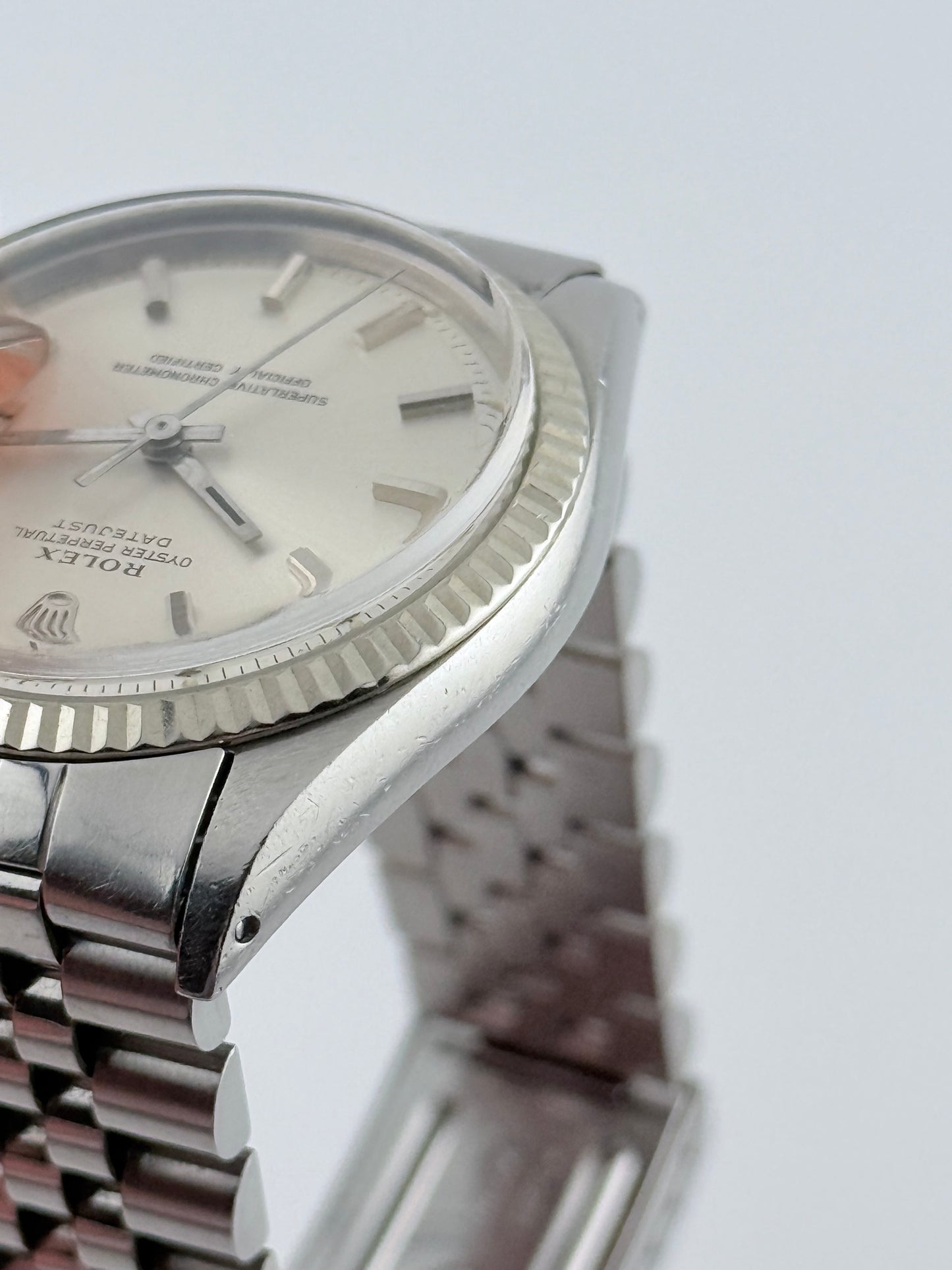 Rolex Datejust Oyster Perpetual - 1601 - Rare “wide boy” Dial