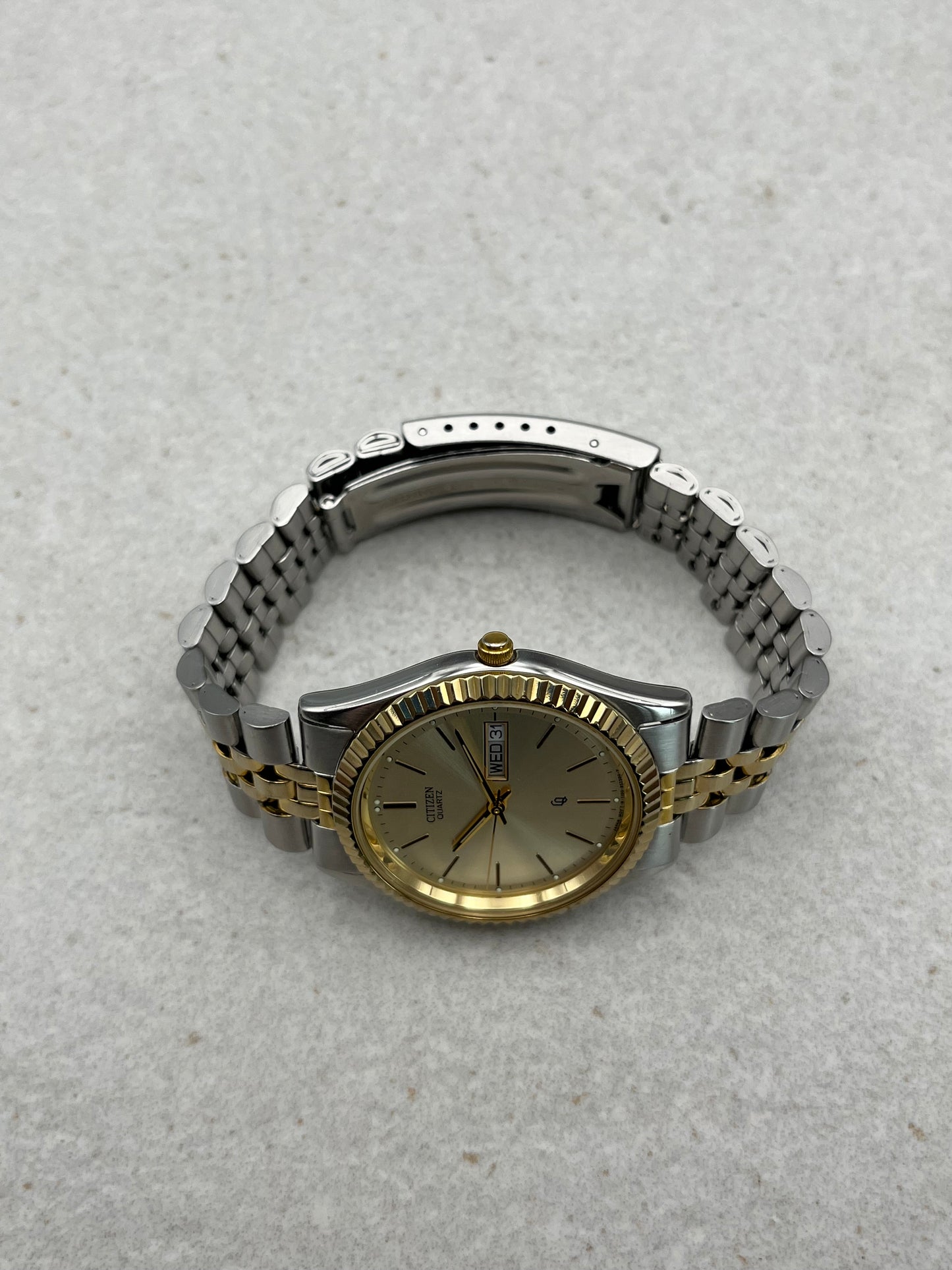 Citizen CQ Quartz Day-Date Jubilee Two Tone