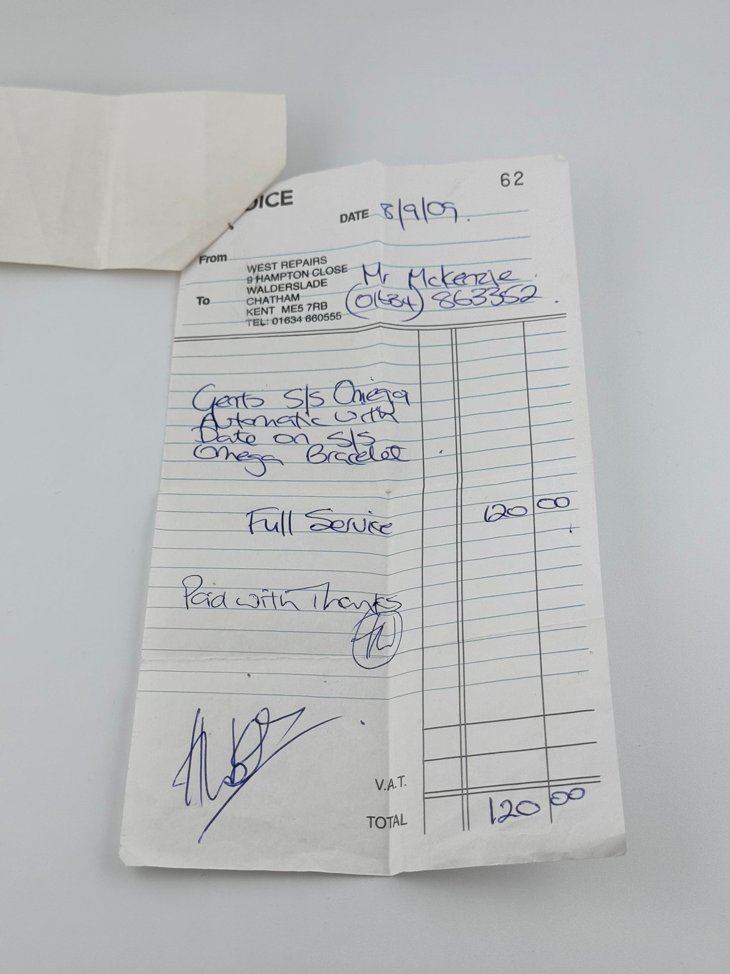 Omega Geneve Automatic Date TV Dial 166.0191 - FULL SET!