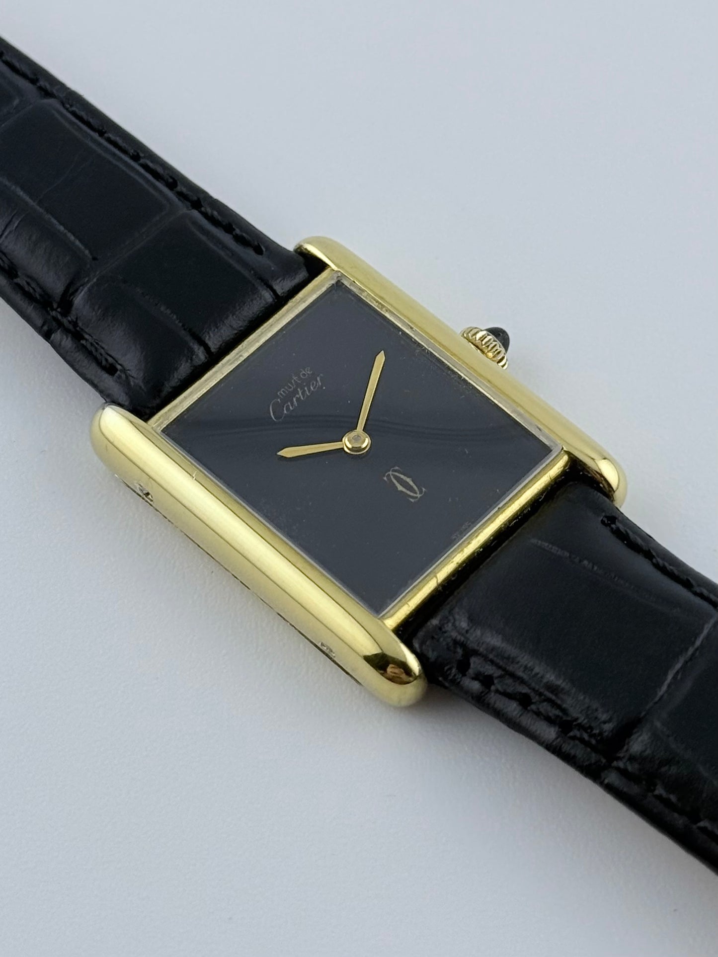 Cartier Tank Must Manual Wind - Black Dial