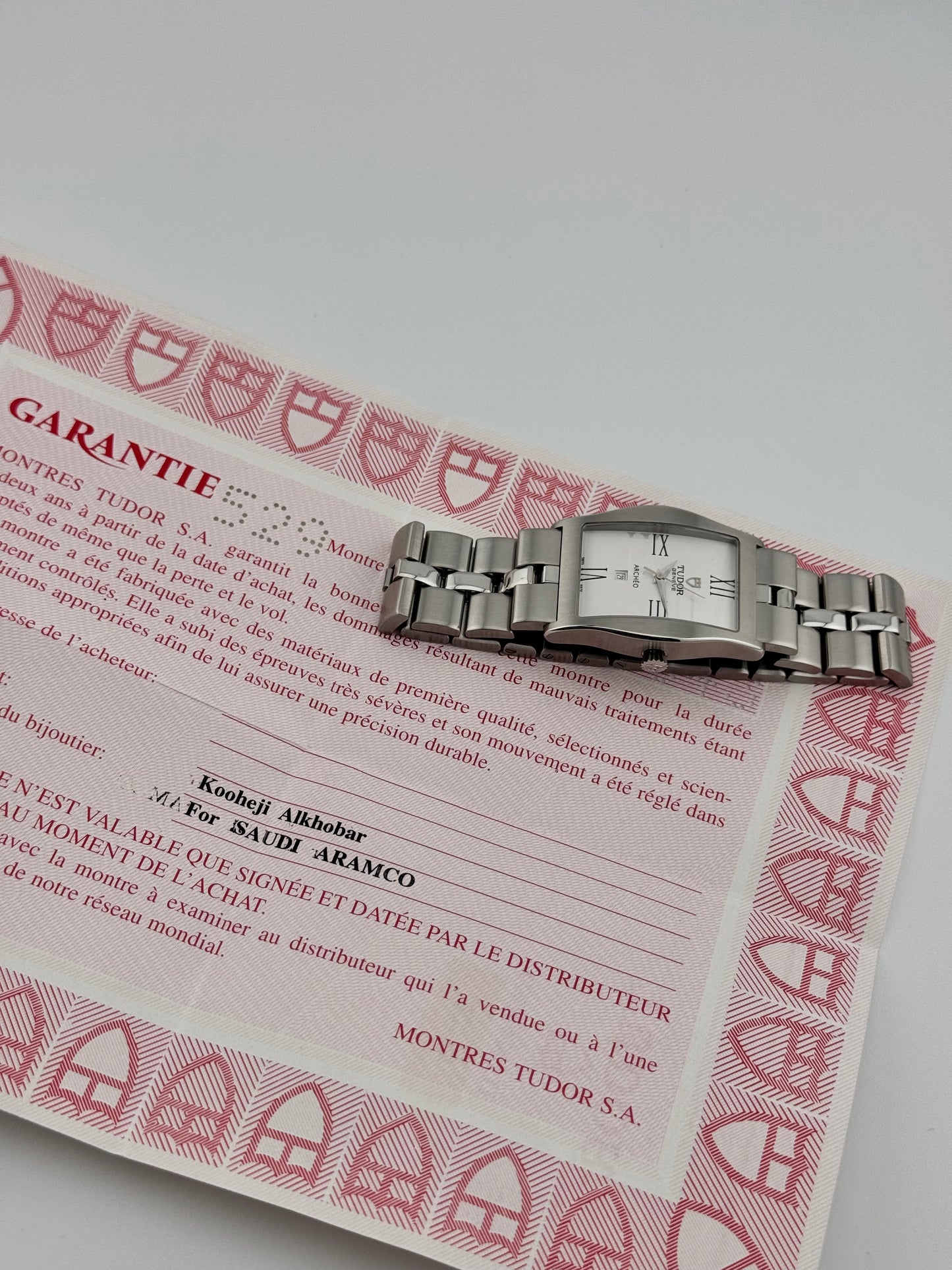 Tudor Archéo Tank Automatic Date - Original Papers - 30110 - Near Unworn - Gents