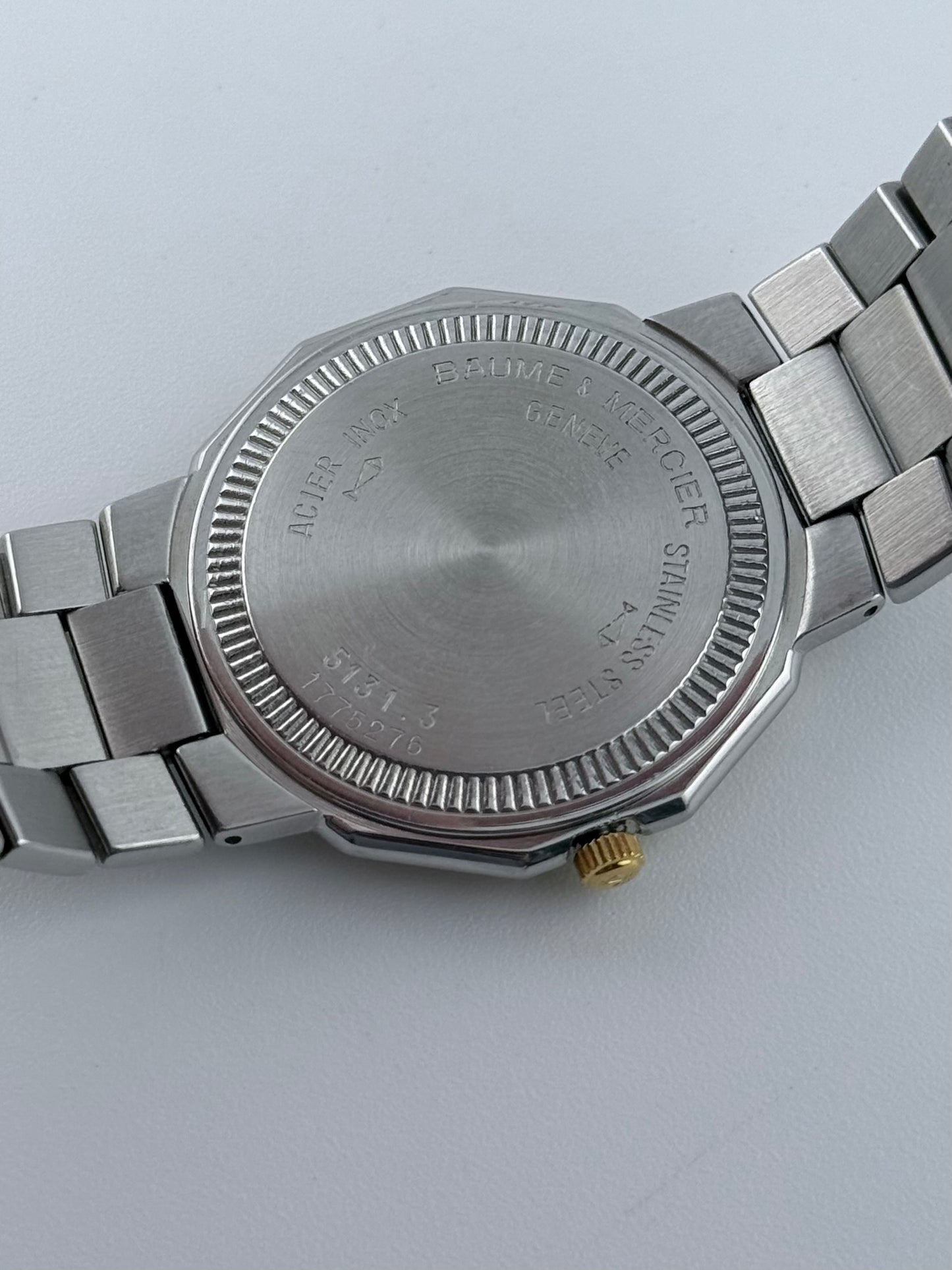 Baume Mercier Geneve Riviera - Quartz Date - 5131.3 - 18ct Gold and Steel