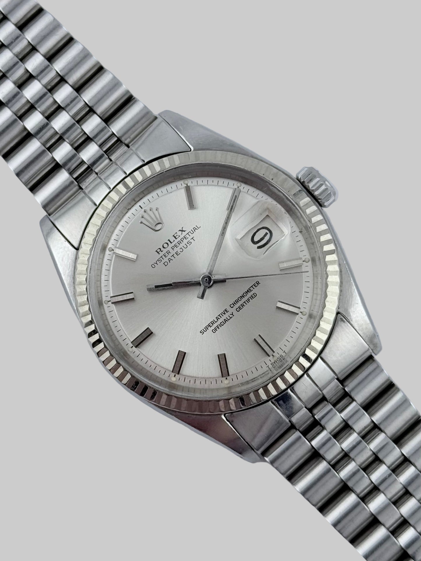 Rolex Datejust Oyster Perpetual - 1601 - Rare “wide boy” Dial