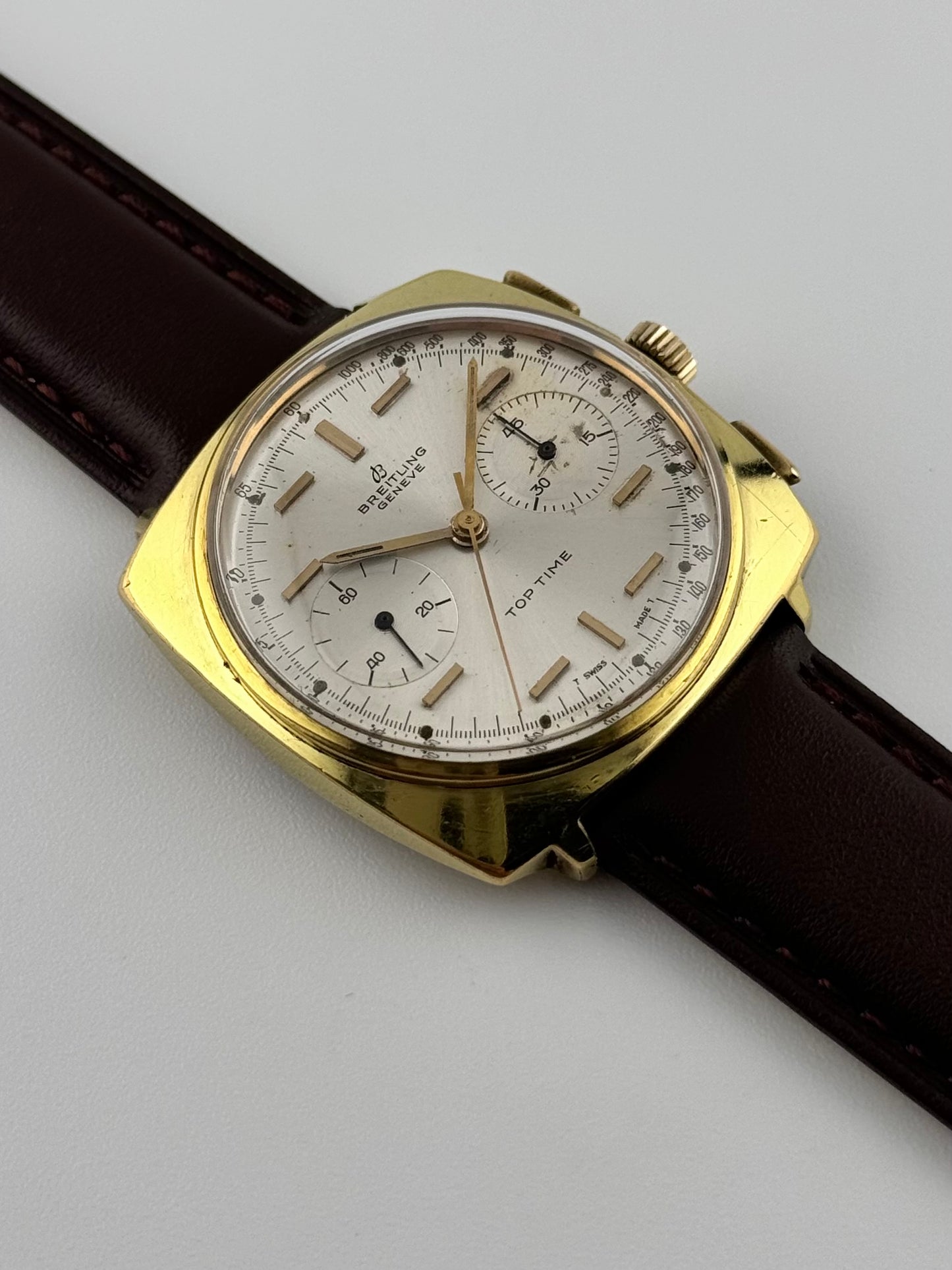 Breitling Geneve Top Time Chronograph Manual Wind Ref:2008