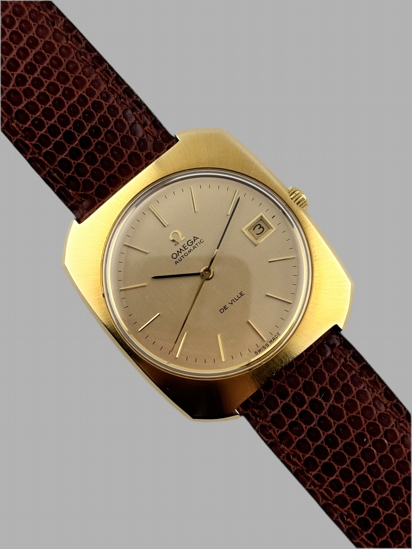 Omega De Ville Automatic Date Rare Jumbo Size - 166.085