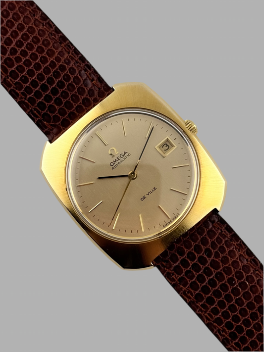 Omega De Ville Automatic Date Rare Jumbo Size - 166.085