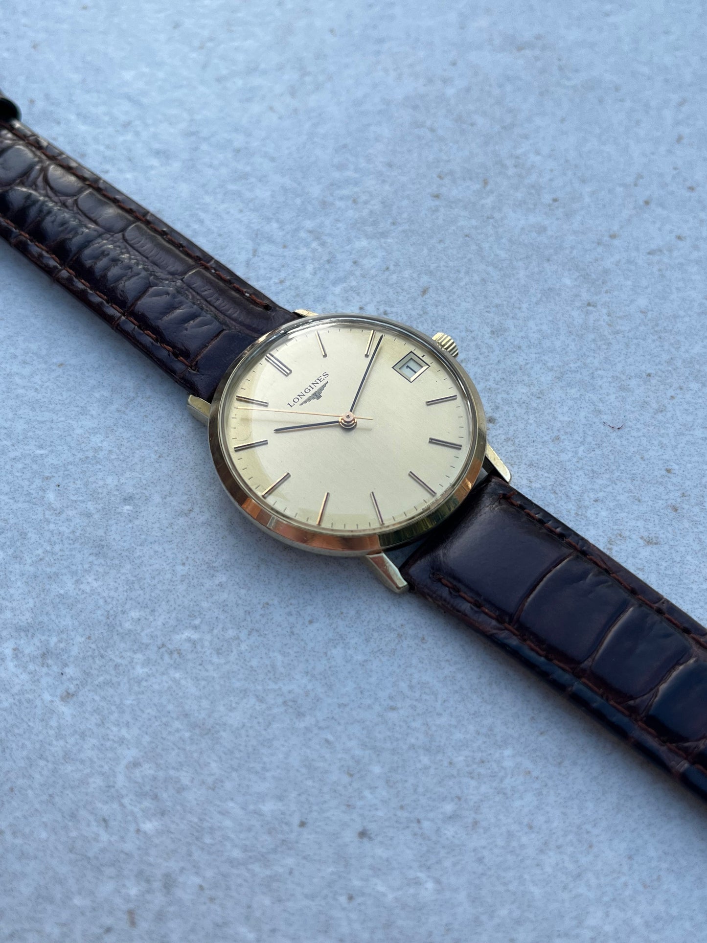 Longines Manual Wind Date 1970s