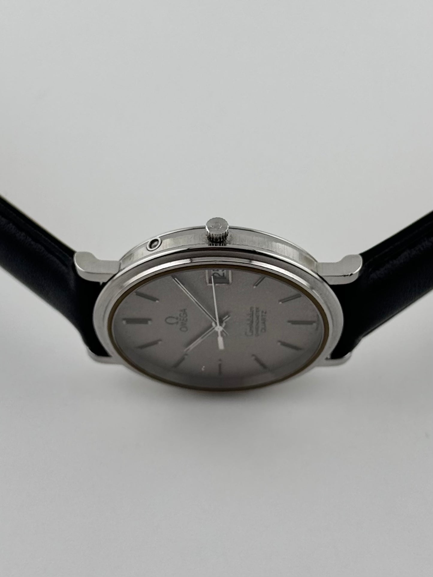 Omega Constellation Chronometer Quartz 198.0126 Date - Dark Grey Stardust Dial