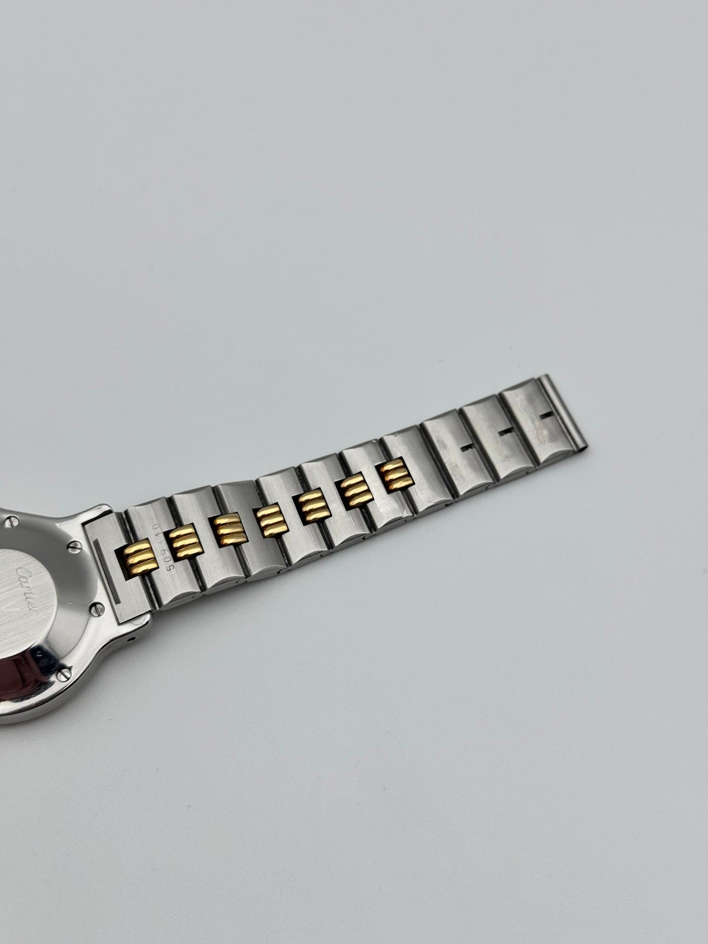 Cartier Santos Octagon Automatic Date 2966 - Special edition Gordon Bracelet - Original Box