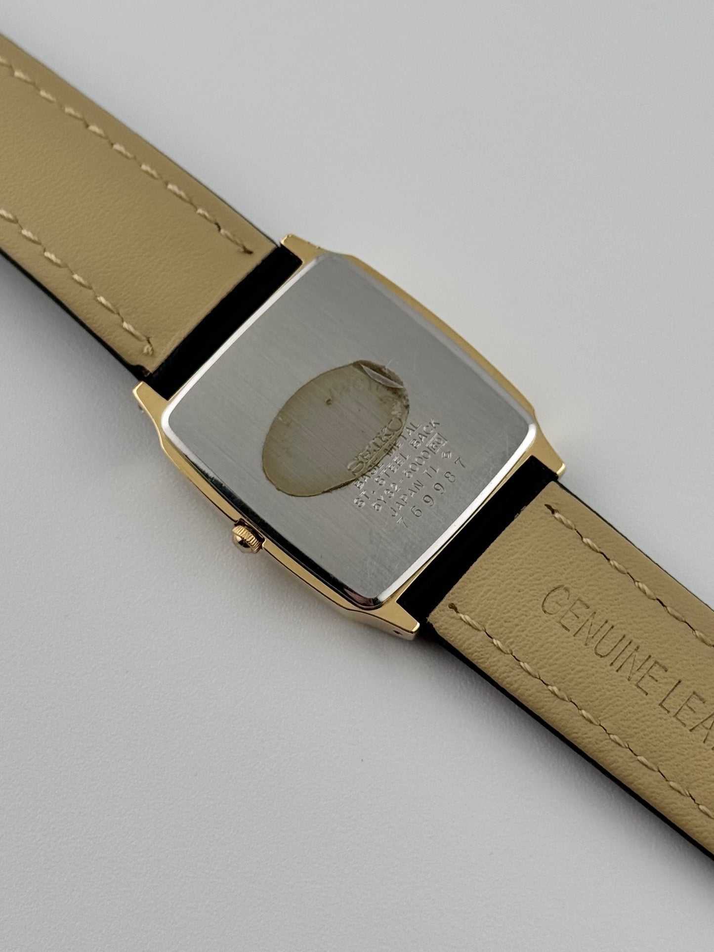 Seiko Tank Quartz Date - 5Y32-5000