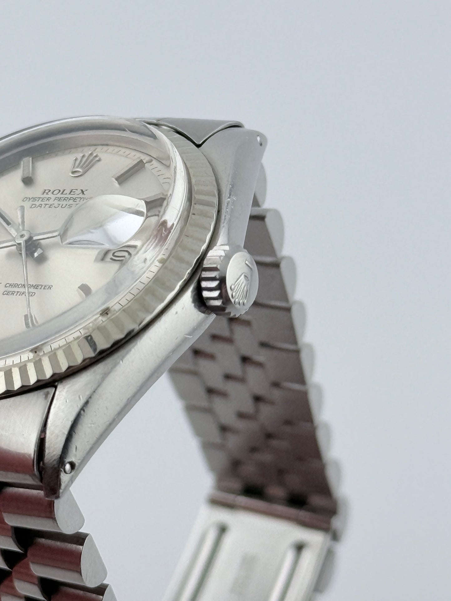 Rolex Datejust Oyster Perpetual - 1601 - Rare “wide boy” Dial