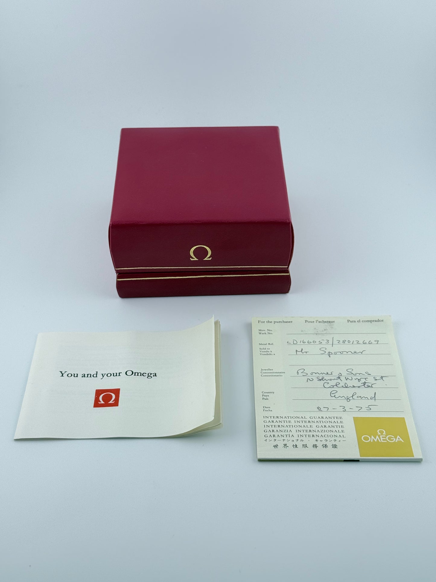 Omega DeVille Automatic Day Date 166.053 - Box and Papers