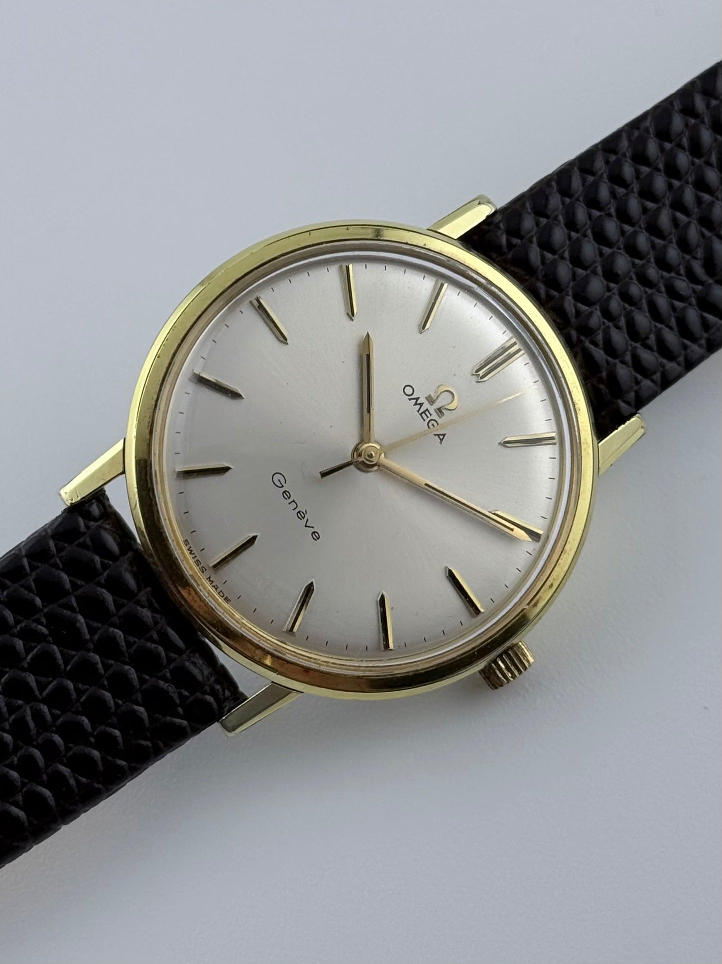 Omega Geneve Manual Wind 131.019SP - Sunburst Dial
