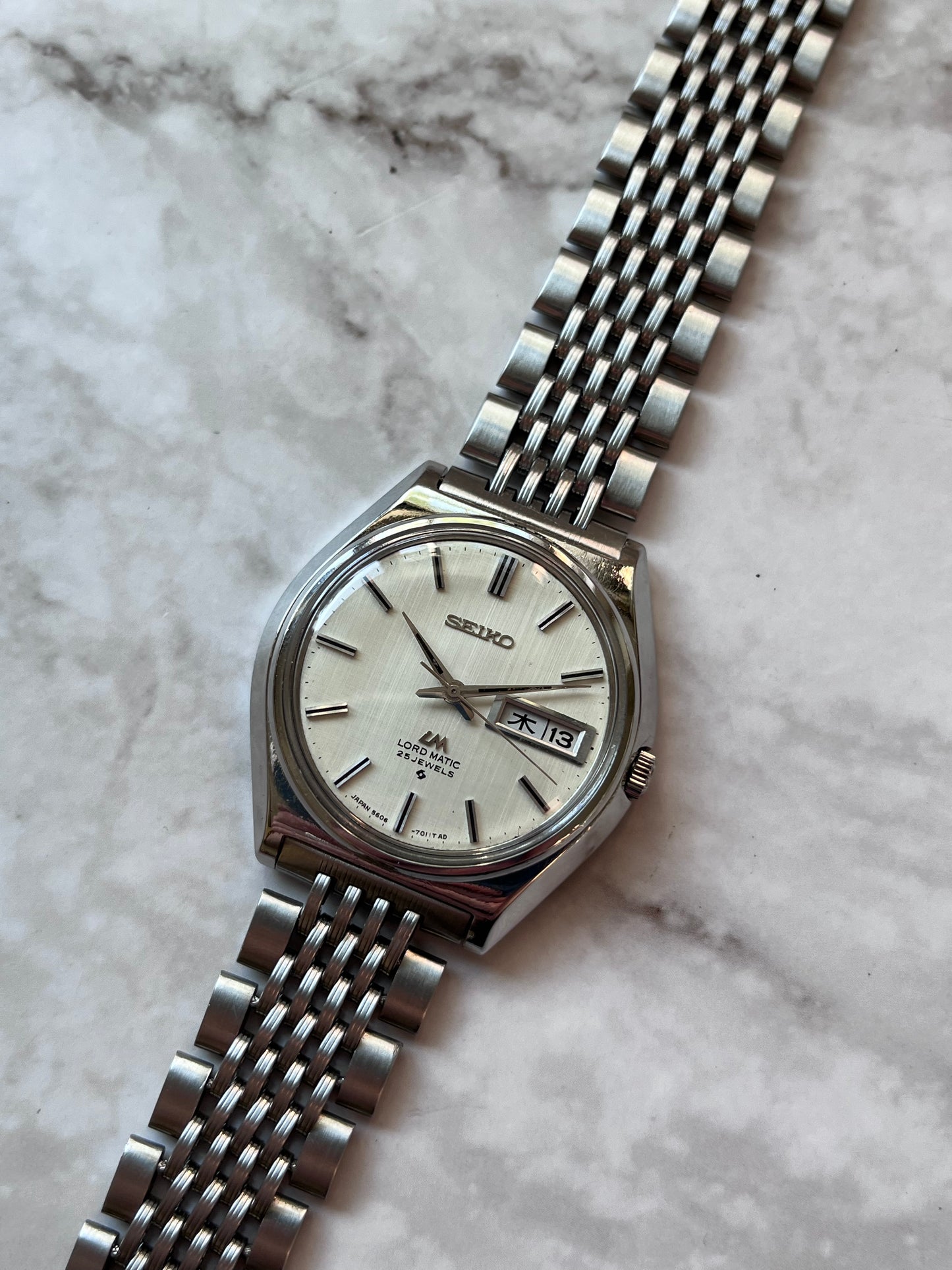 Seiko Lord Matic Kanji Linen Dial