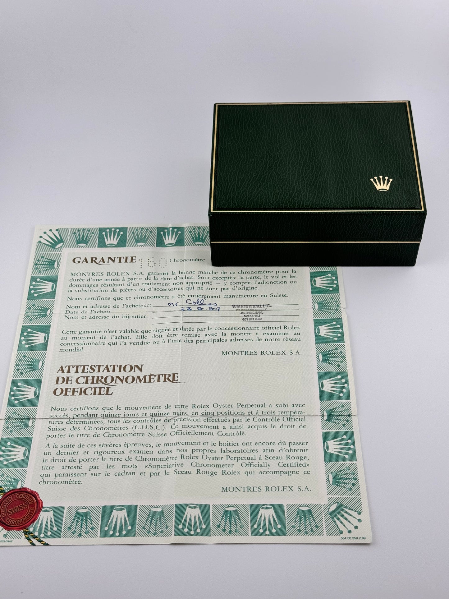 Rolex Oyster Perpetual Date Automatic - 15000 - Original Box And Papers