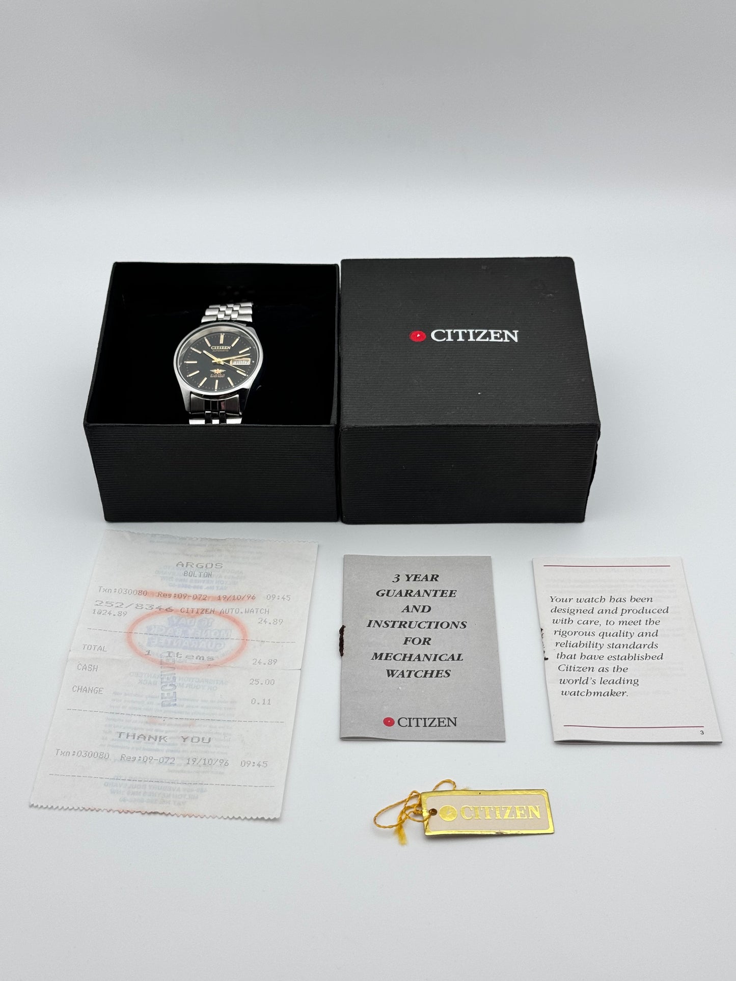 Citizen Eagle 7 Automatic 4-039181 - Near New Old Stock - Box and Papers