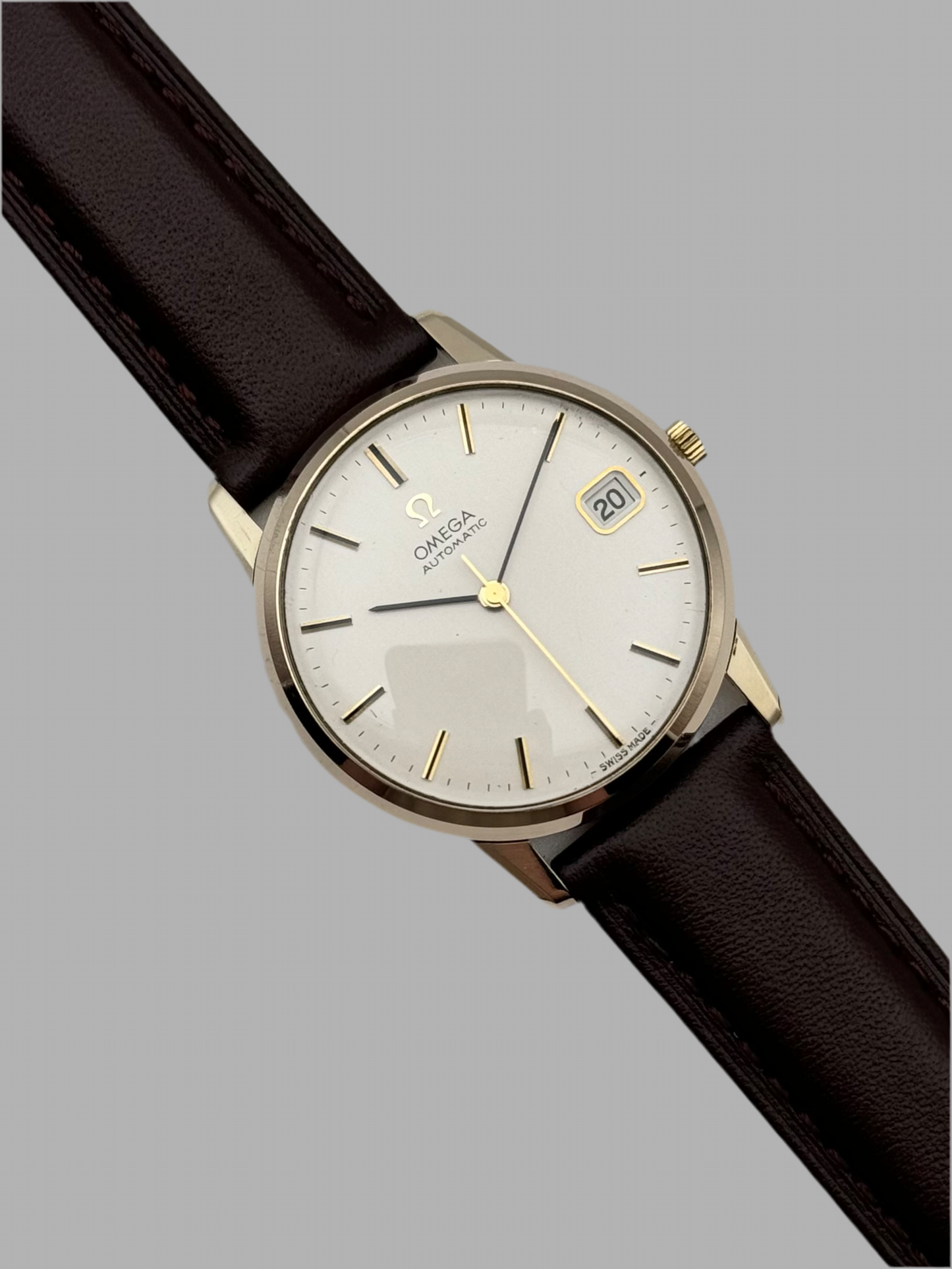 Omega Geneve Automatic 9ct Gold 162.5430 - Original Box, Papers & Hang Tag
