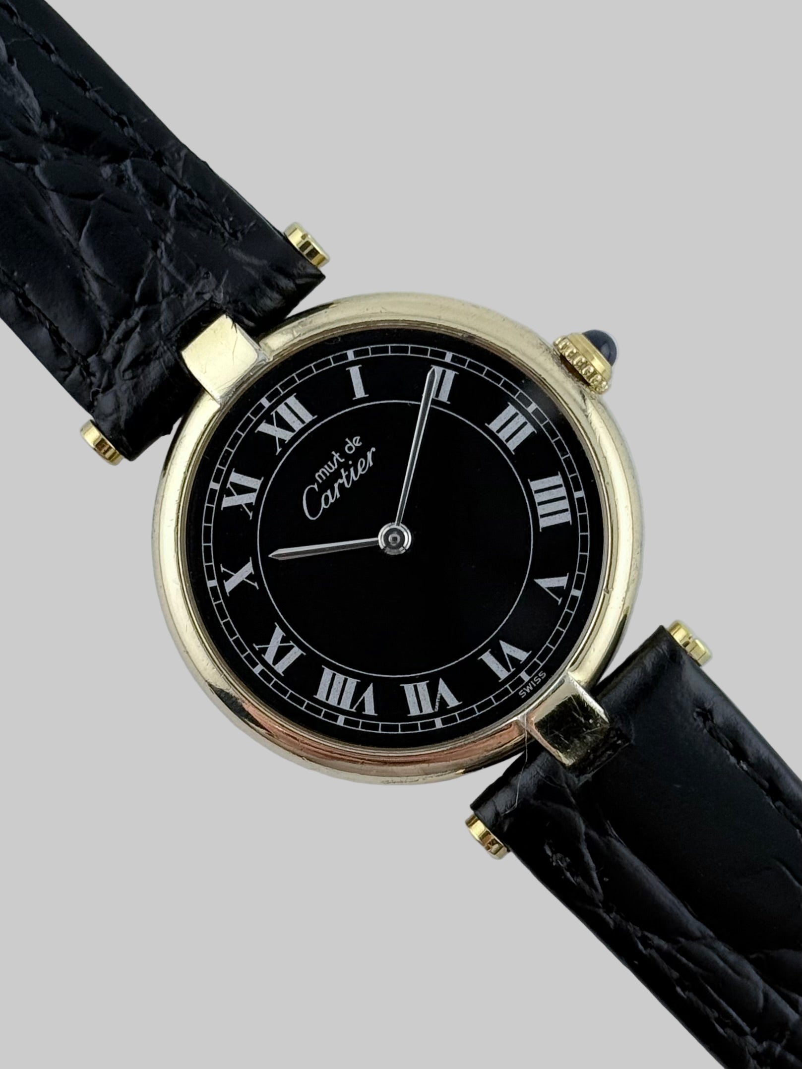 Cartier Must De Vendome Quartz - 17 - Black Dial – The Wrist Watcher