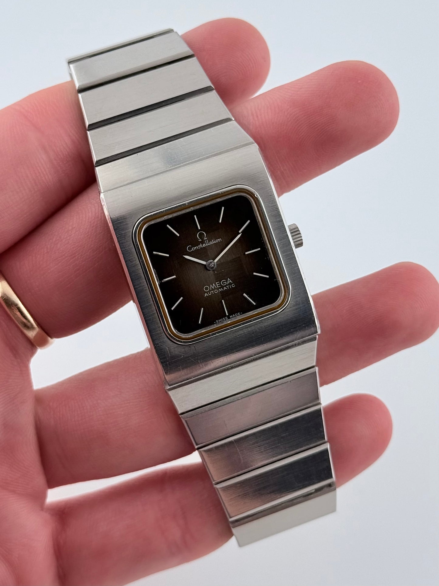 Omega Constellation Bucaneer Automatic - 555.0012 - Rare - Wood Effect Dial