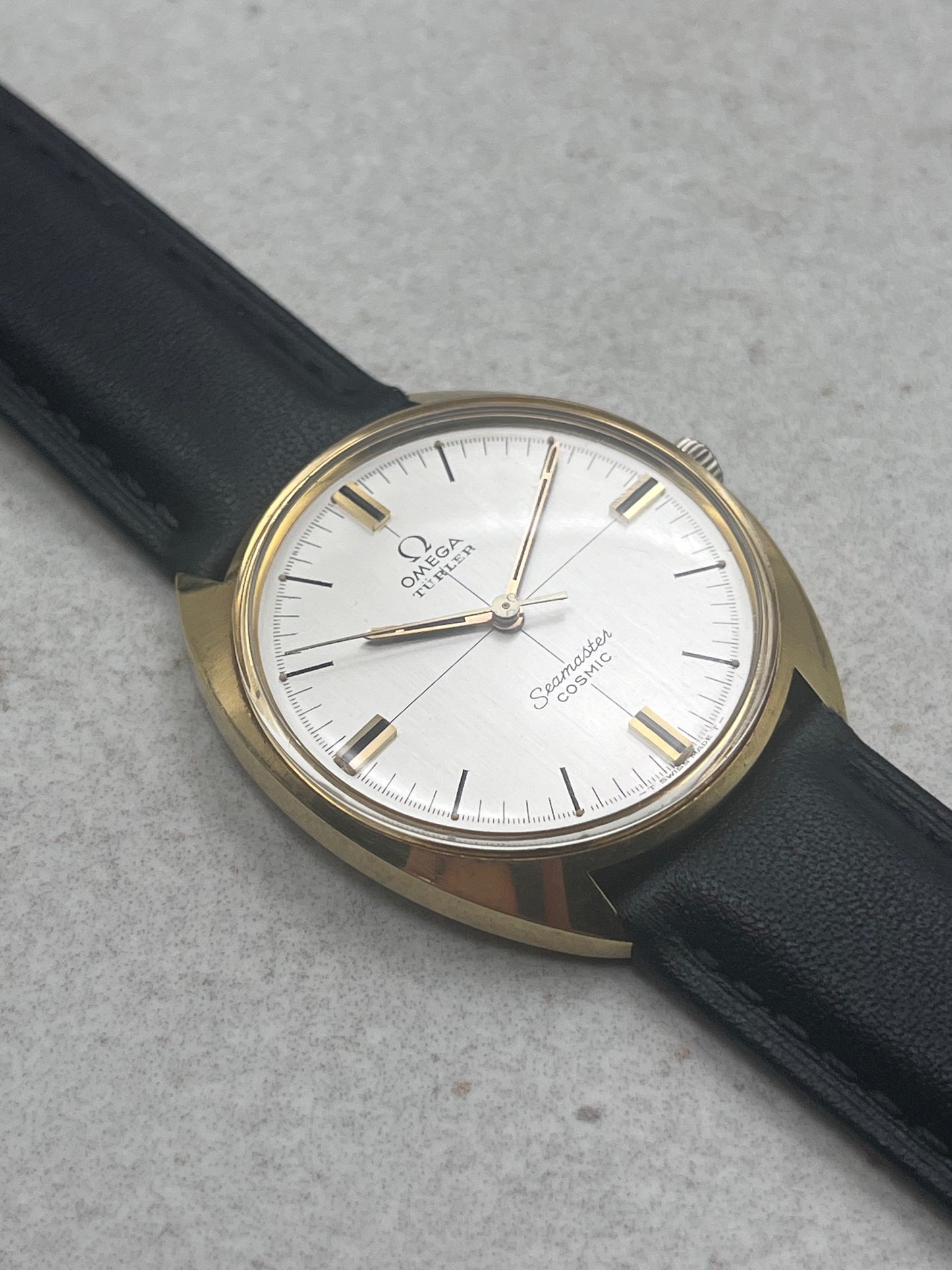 Omega Seamaster Cosmic Rare Türler Signed Dial 135.017