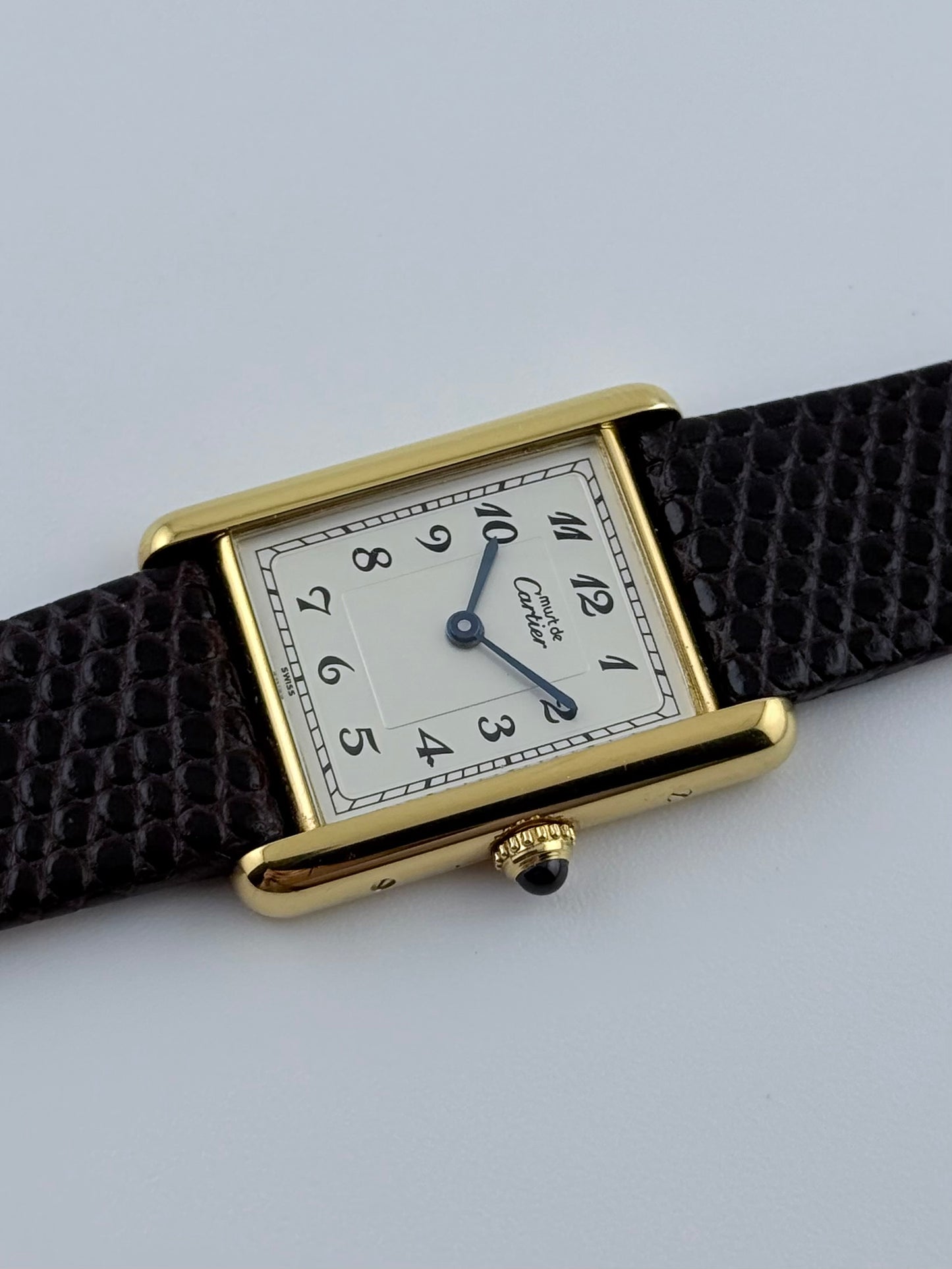 Cartier Vermeil Must De Paris Tank Quartz - 590005 - FULL SET!