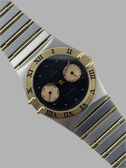 Omega Constellation Quartz Day Date 396.1070 - Original Box & Receipt