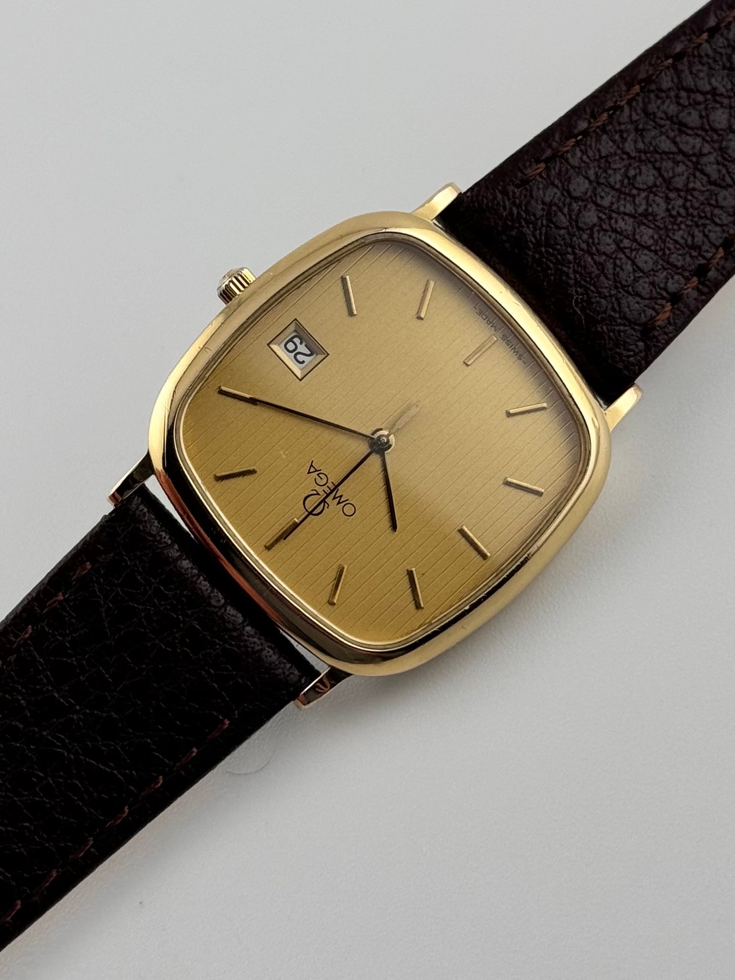 Omega De Ville Tank Quartz 196.0317.1 - Tapestry Dial