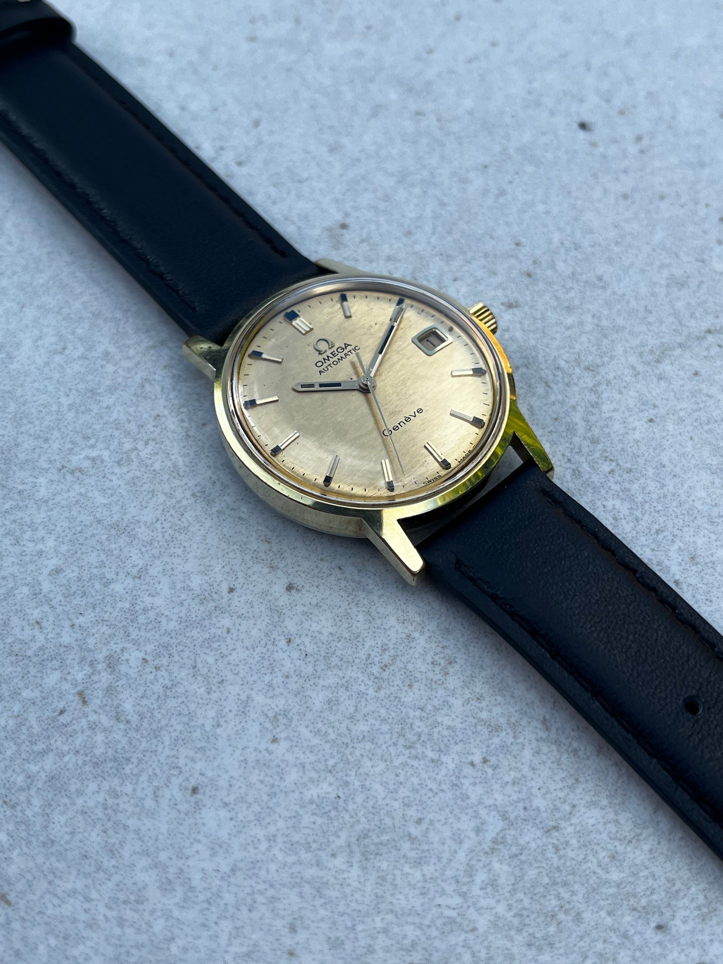 Omega Geneve Automatic Shantung Dial 166.070